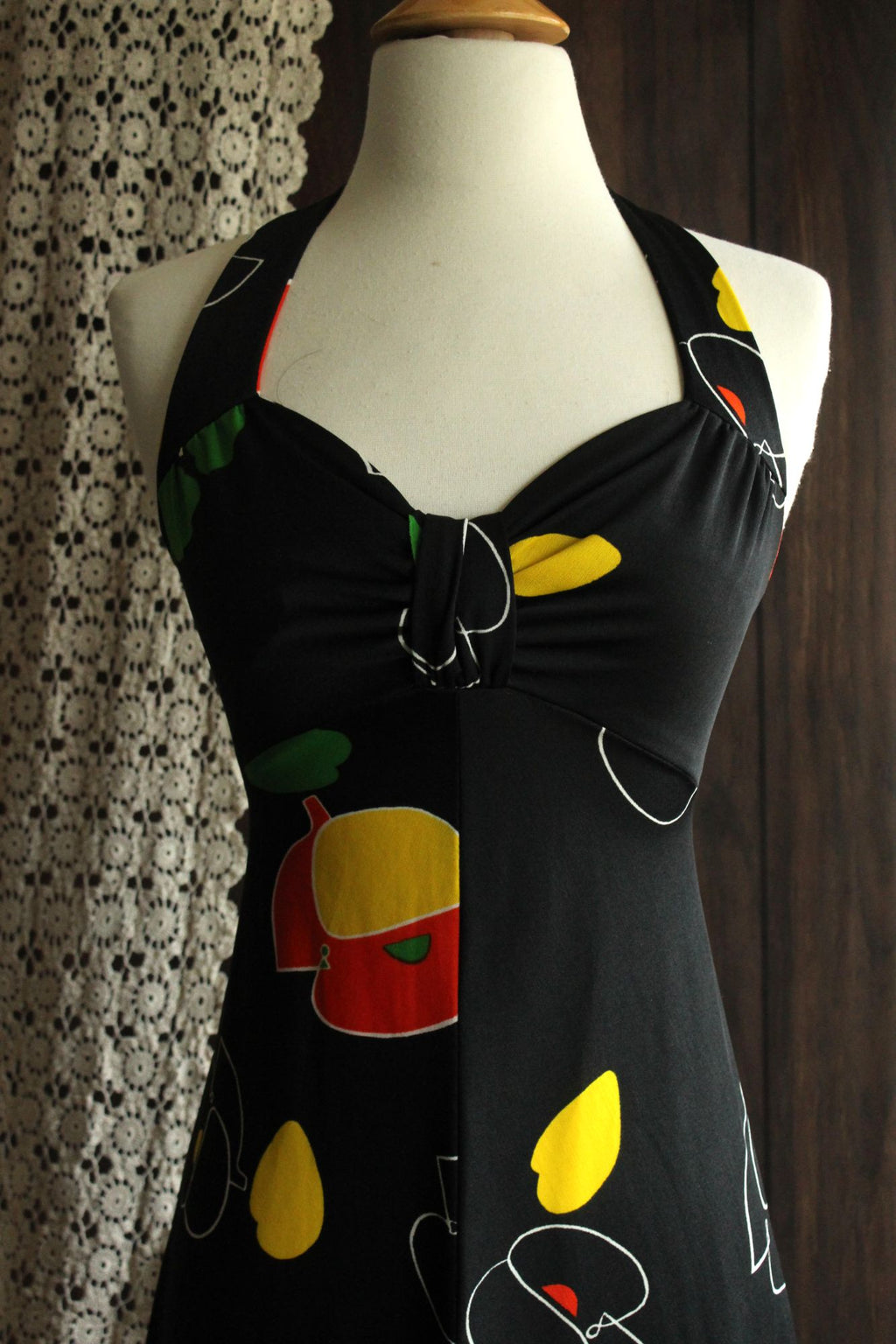 Vintage 1970s 1980s Joseph Magnin Maxidress