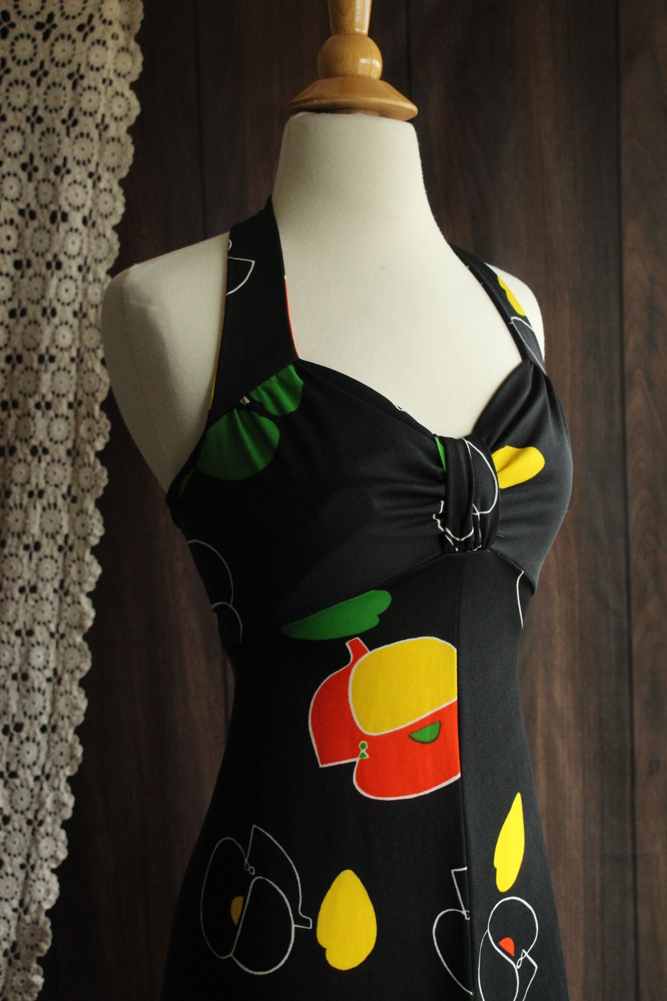 Vintage 1970s 1980s Joseph Magnin Maxidress