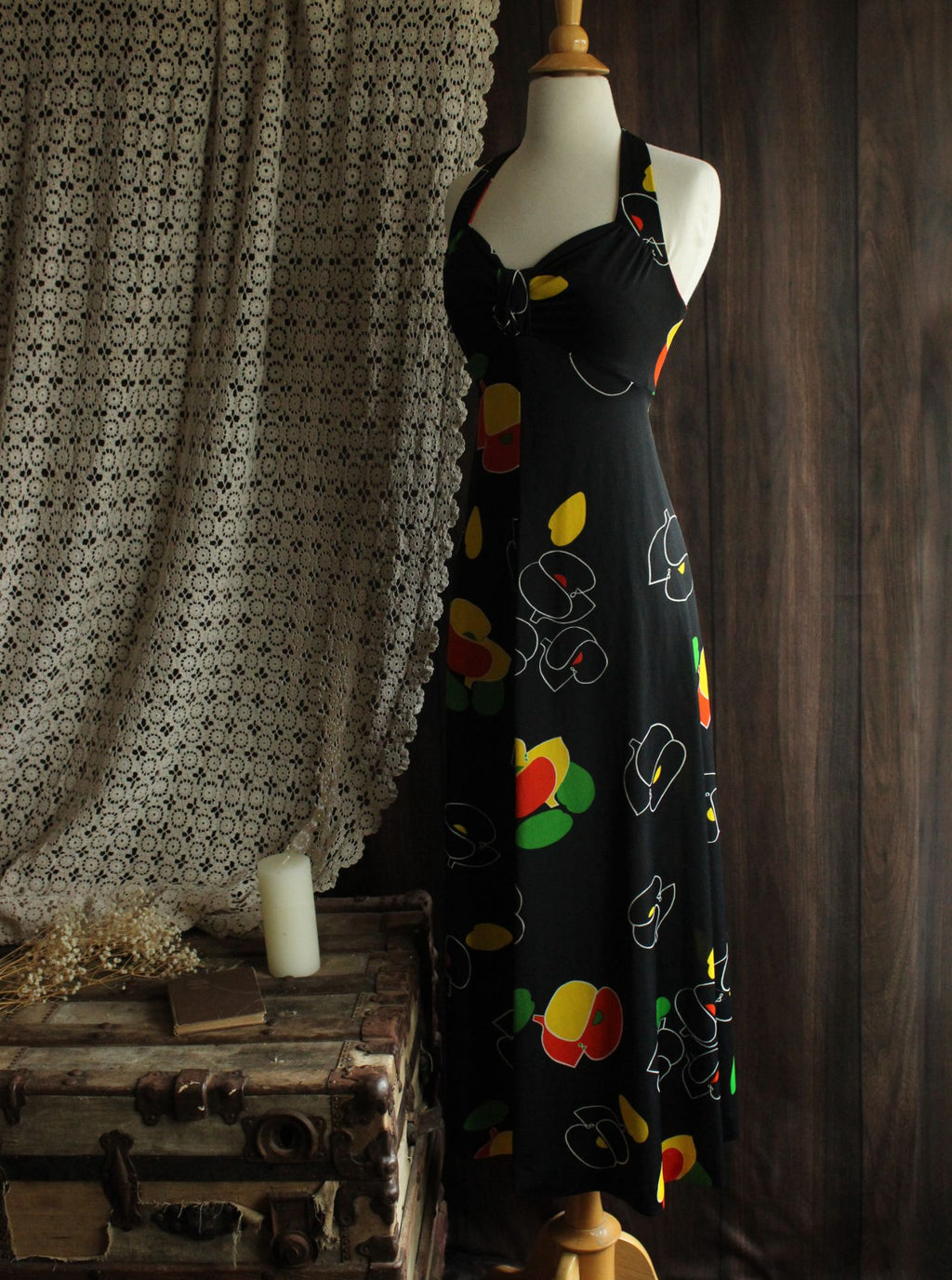 Vintage 1970s 1980s Joseph Magnin Maxidress