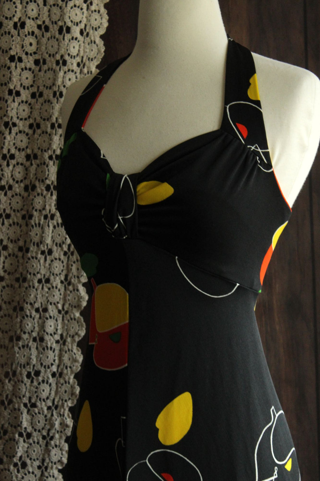 Vintage 1970s 1980s Joseph Magnin Maxidress