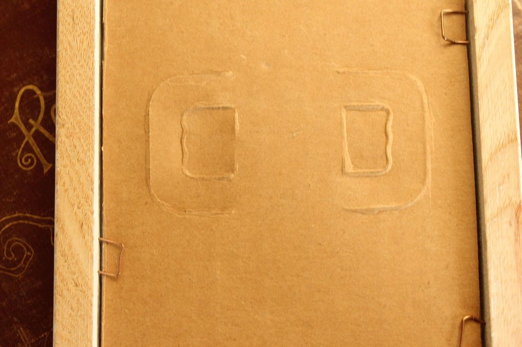 Vintage 1990s Framed Pink Rose Botanical Print