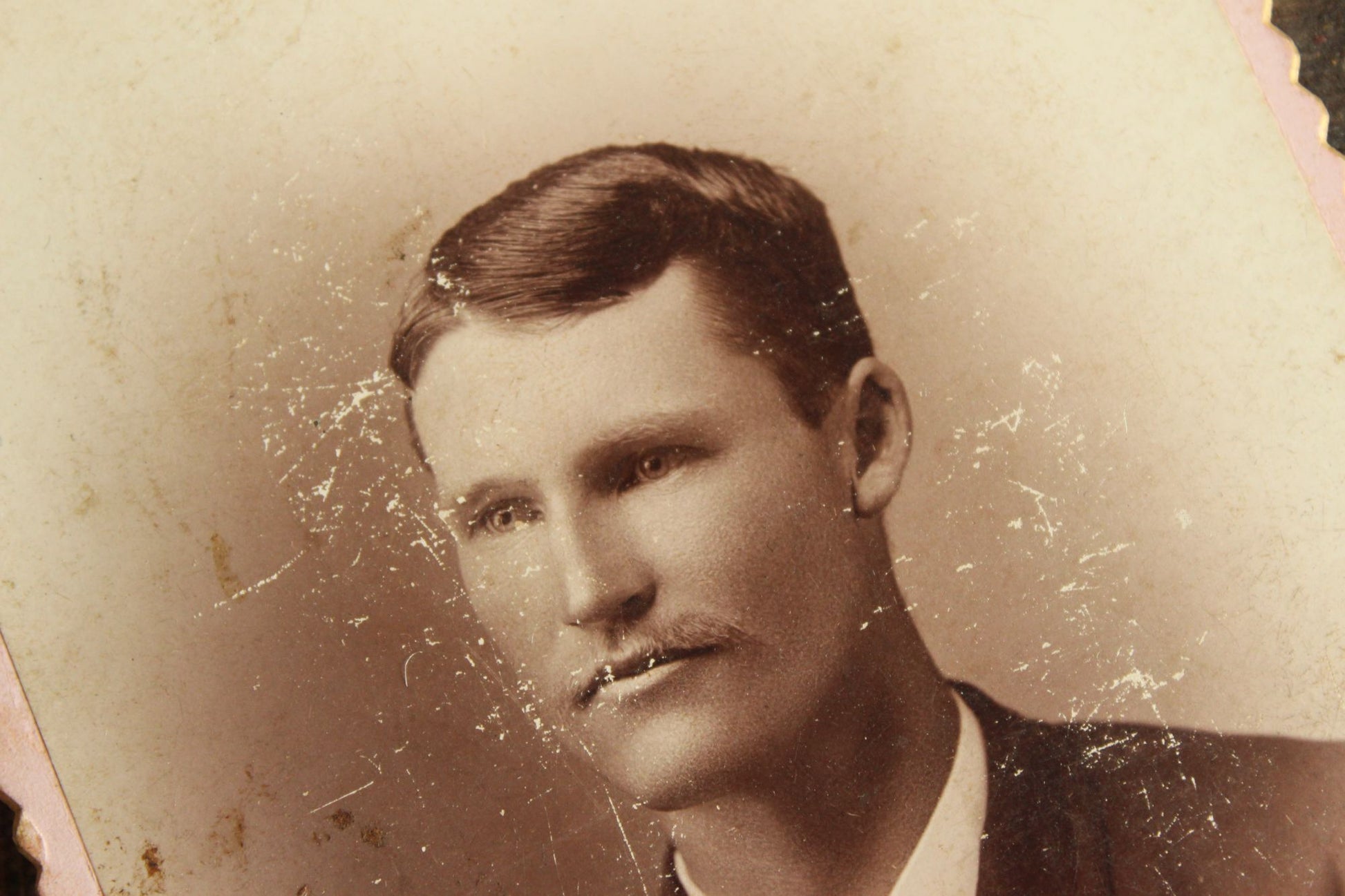 Vintage 1800s Edwardian Victorian Photograph of a Man