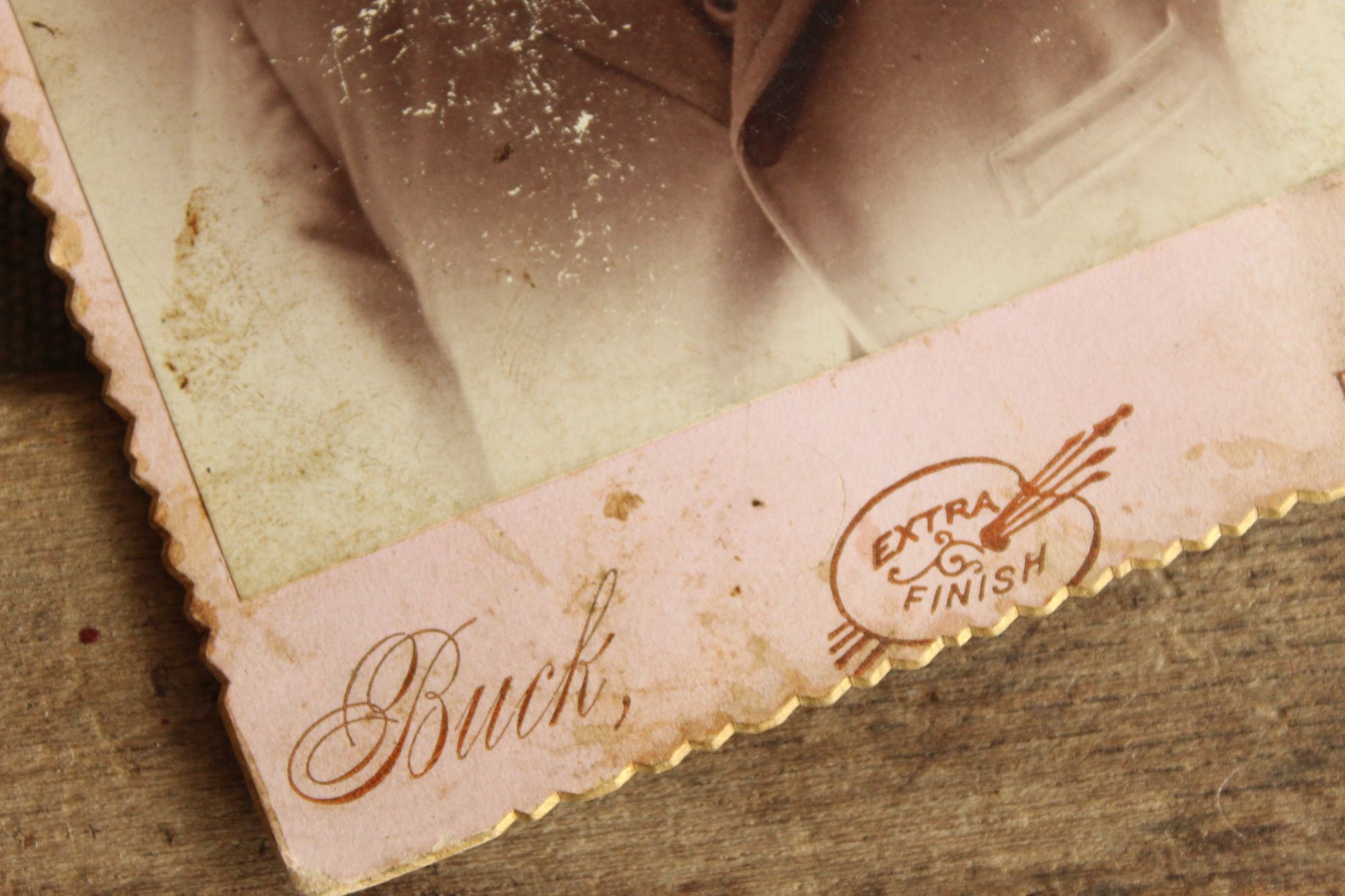 Vintage 1800s Edwardian Victorian Photograph of a Man