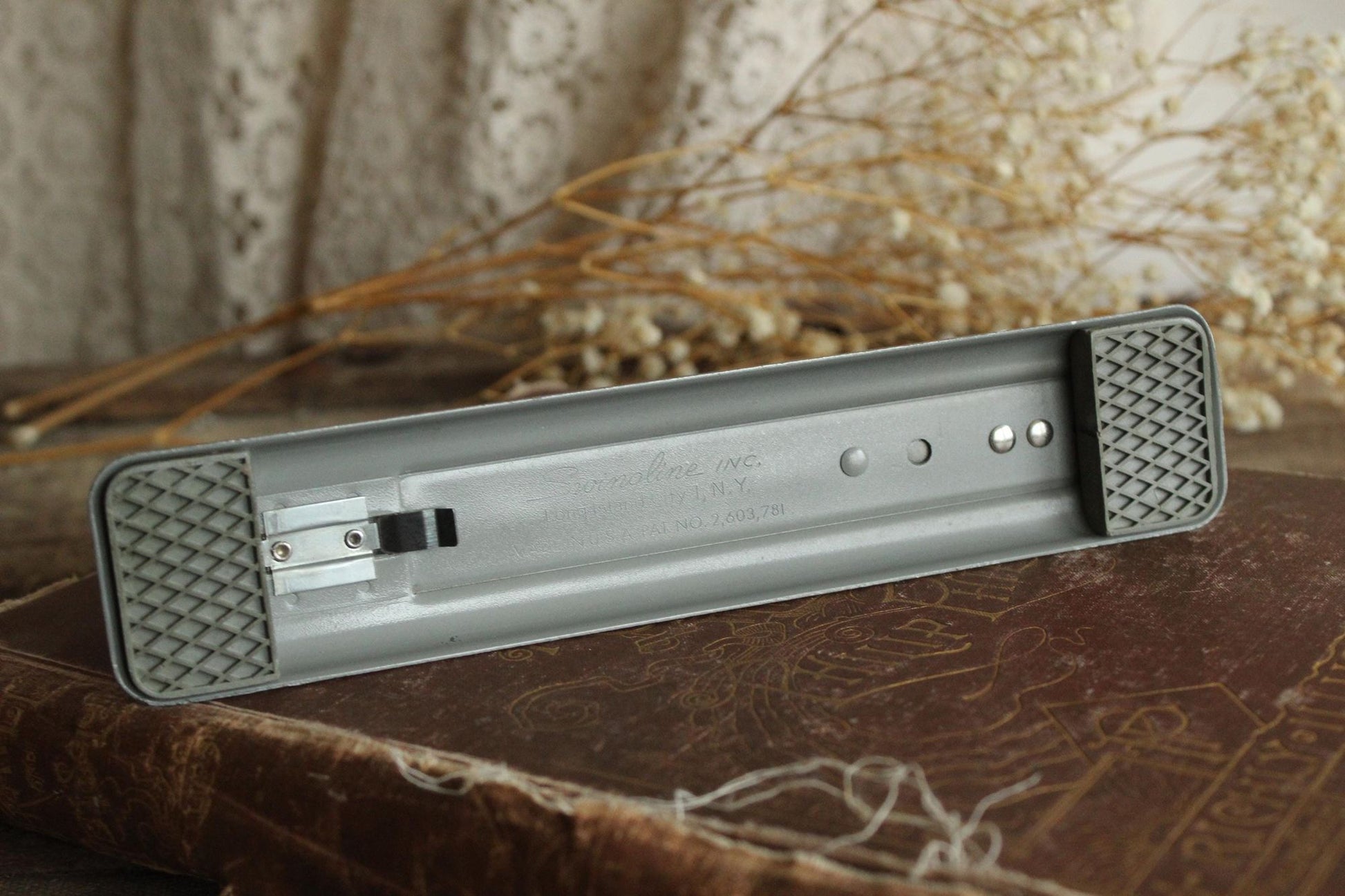 Vintage 1950s Swingline 400 Gray Metal Stapler