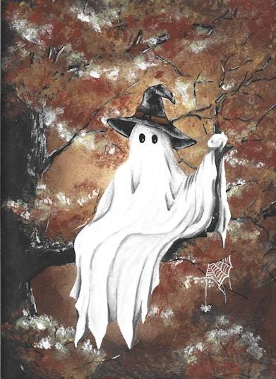 "Falling Ghosts" Original Artwork
