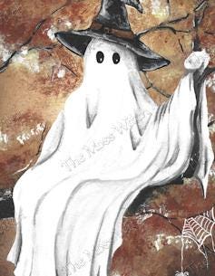 "Falling Ghosts" Original Artwork