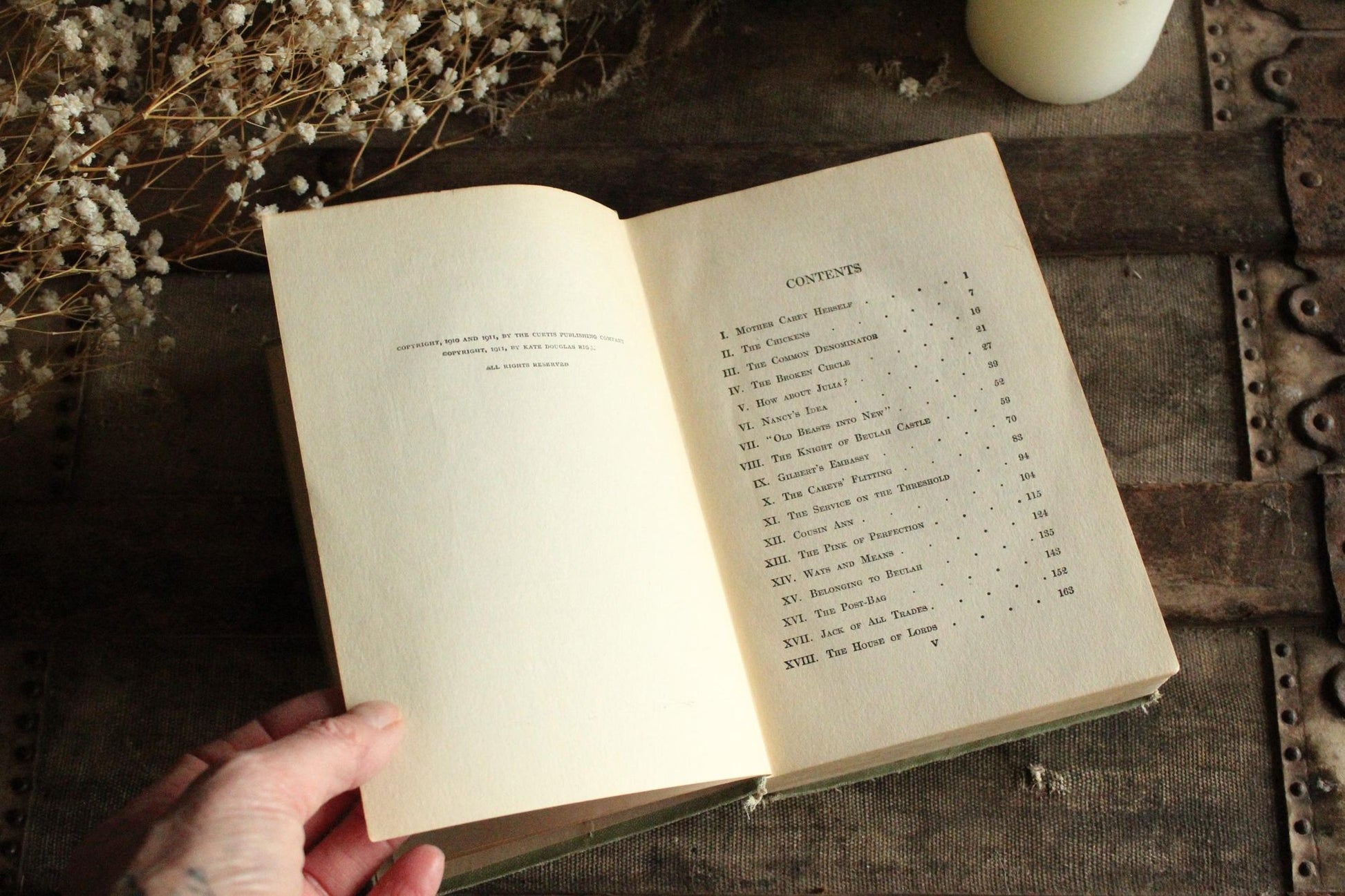 Vintage Antique 1910s Book, "Mother Carey's Chickens", by Kate Douglas Wiggin