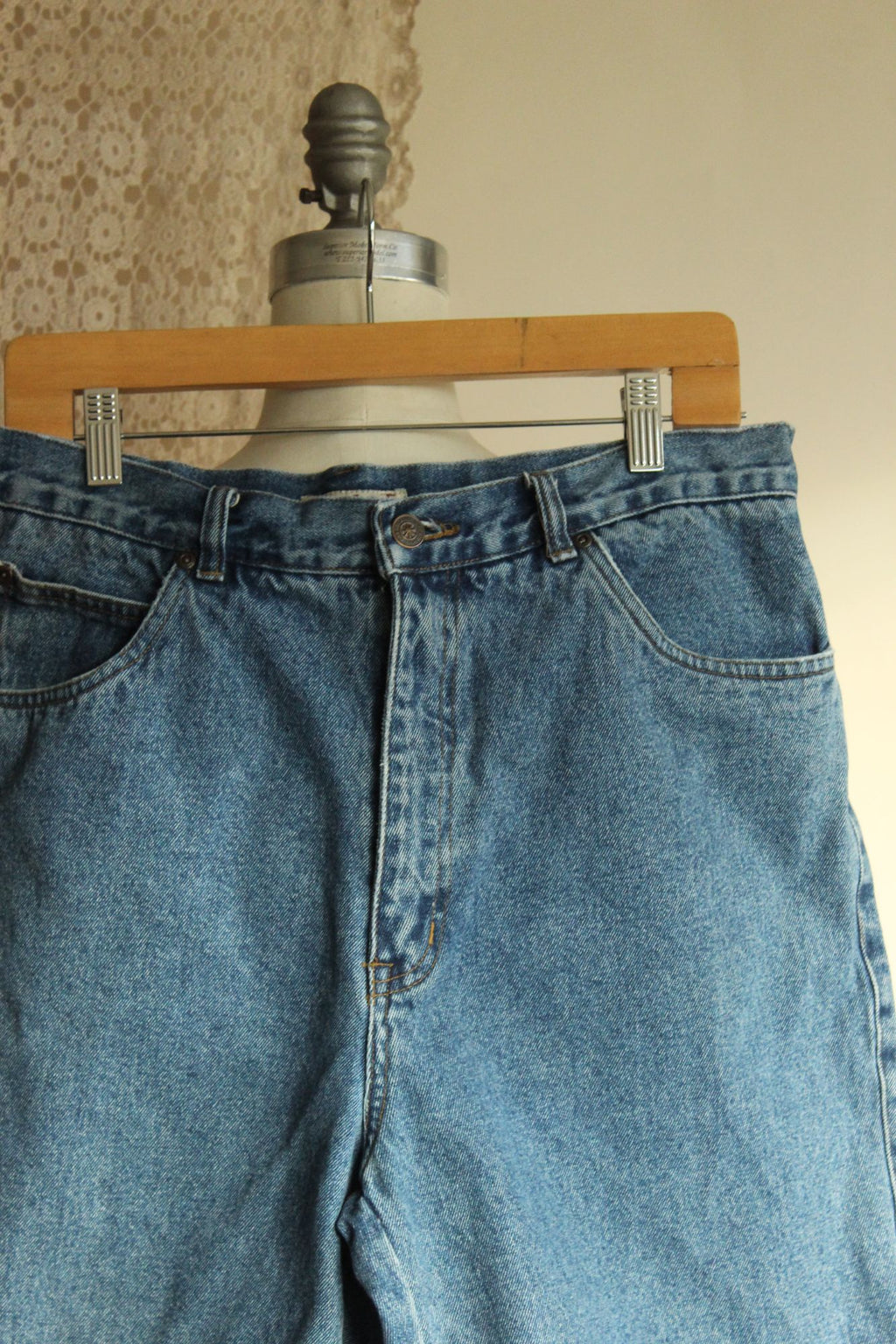 Great Land Men's Jean Shorts, Size 36, Medium Wash