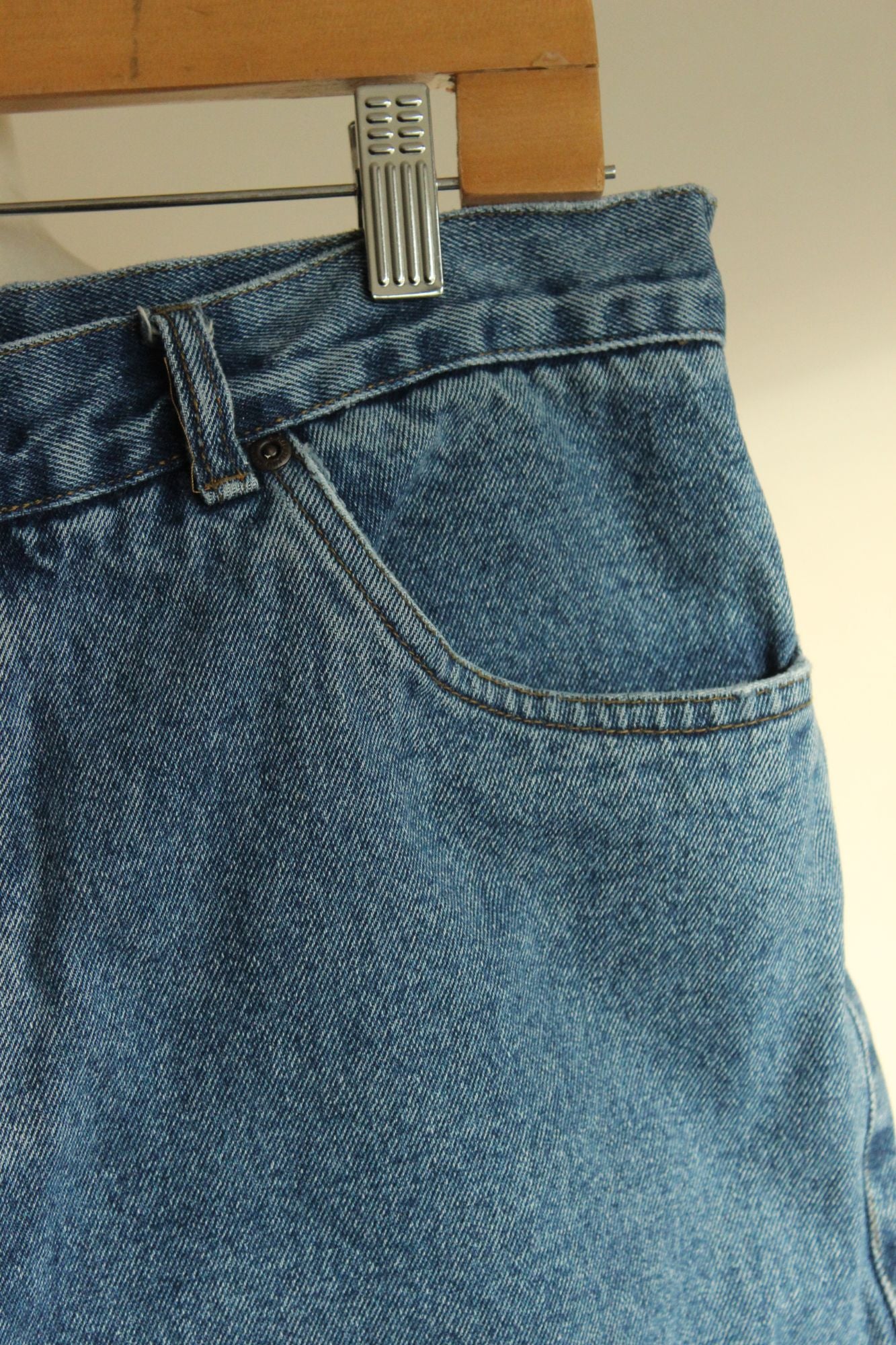 Great Land Men's Jean Shorts, Size 36, Medium Wash