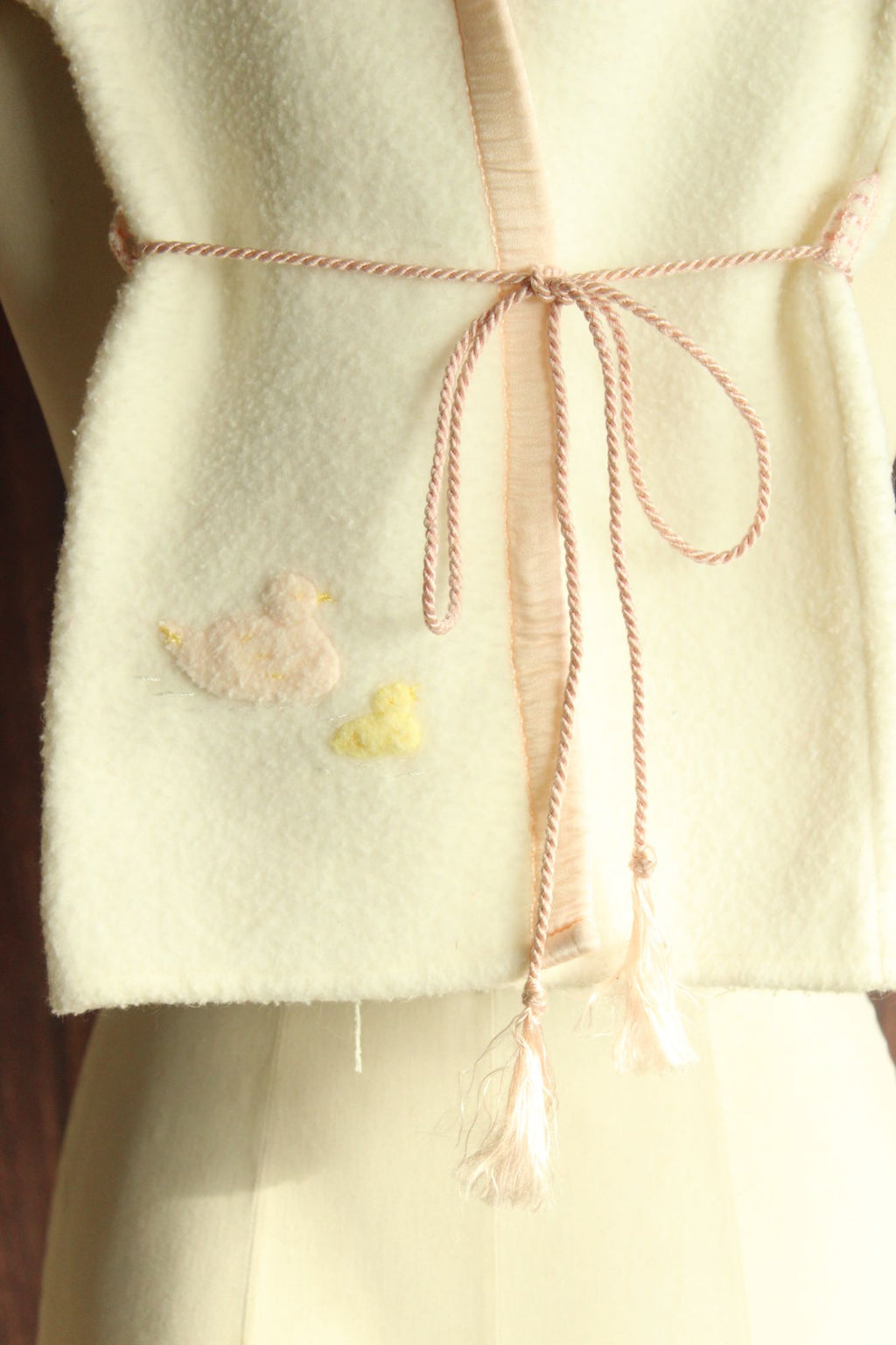 Vintage 1960s Baby Jacket With Ducks