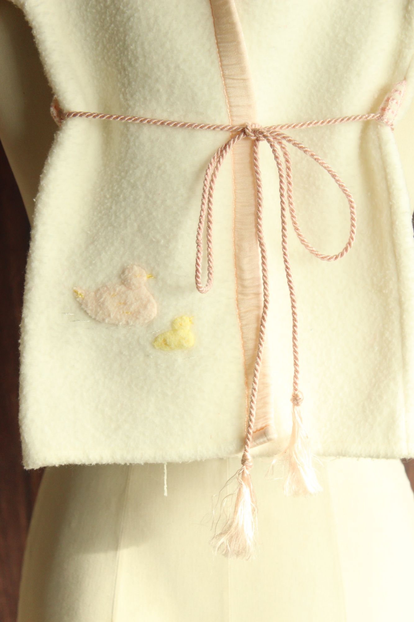 Vintage 1960s Baby Jacket With Ducks