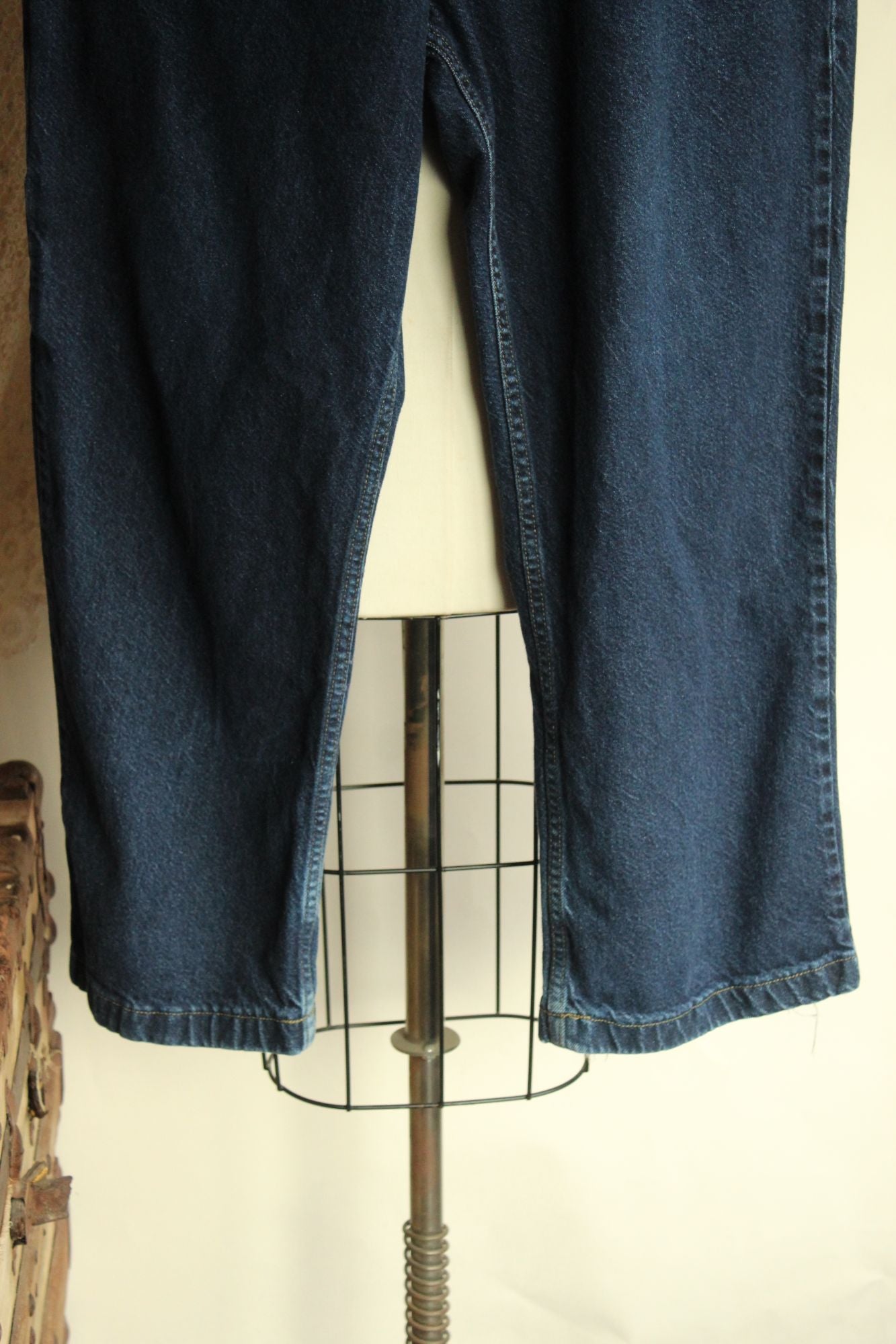 Anchor Blue Womens Relaxed Fit Blue Denim Jeans Size 34