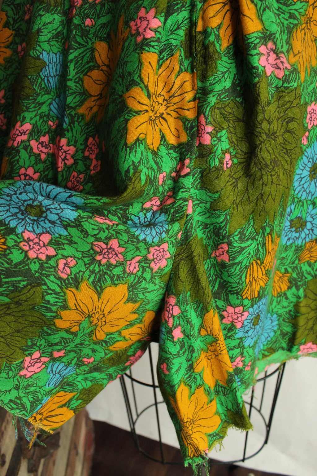 Vintage 1960s Rosa Ray Floral Print Romper Jumpsuit