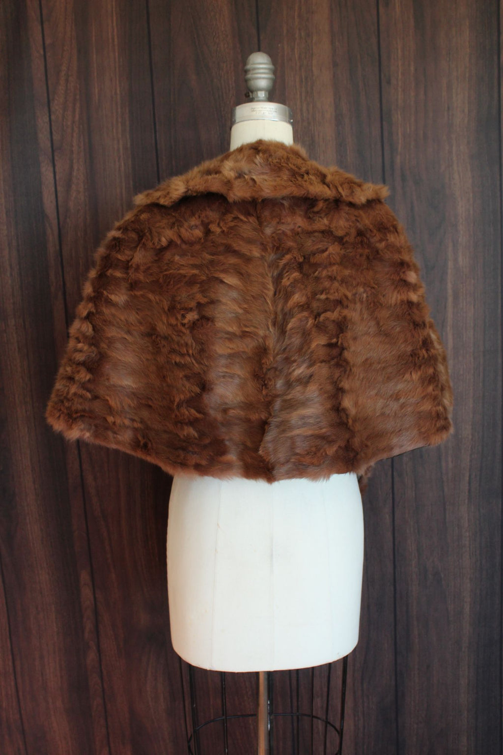 Vintage 1950s Genuine Fur Wrap