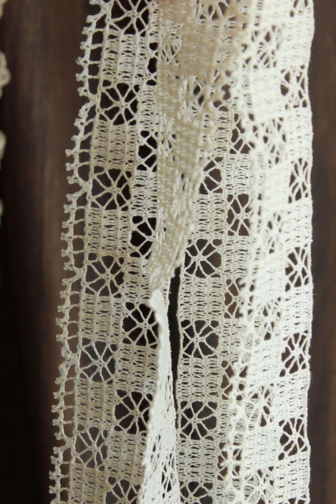 Vintage 1940s 1950s Lace Trim, 1.75" Wide , Three Yards
