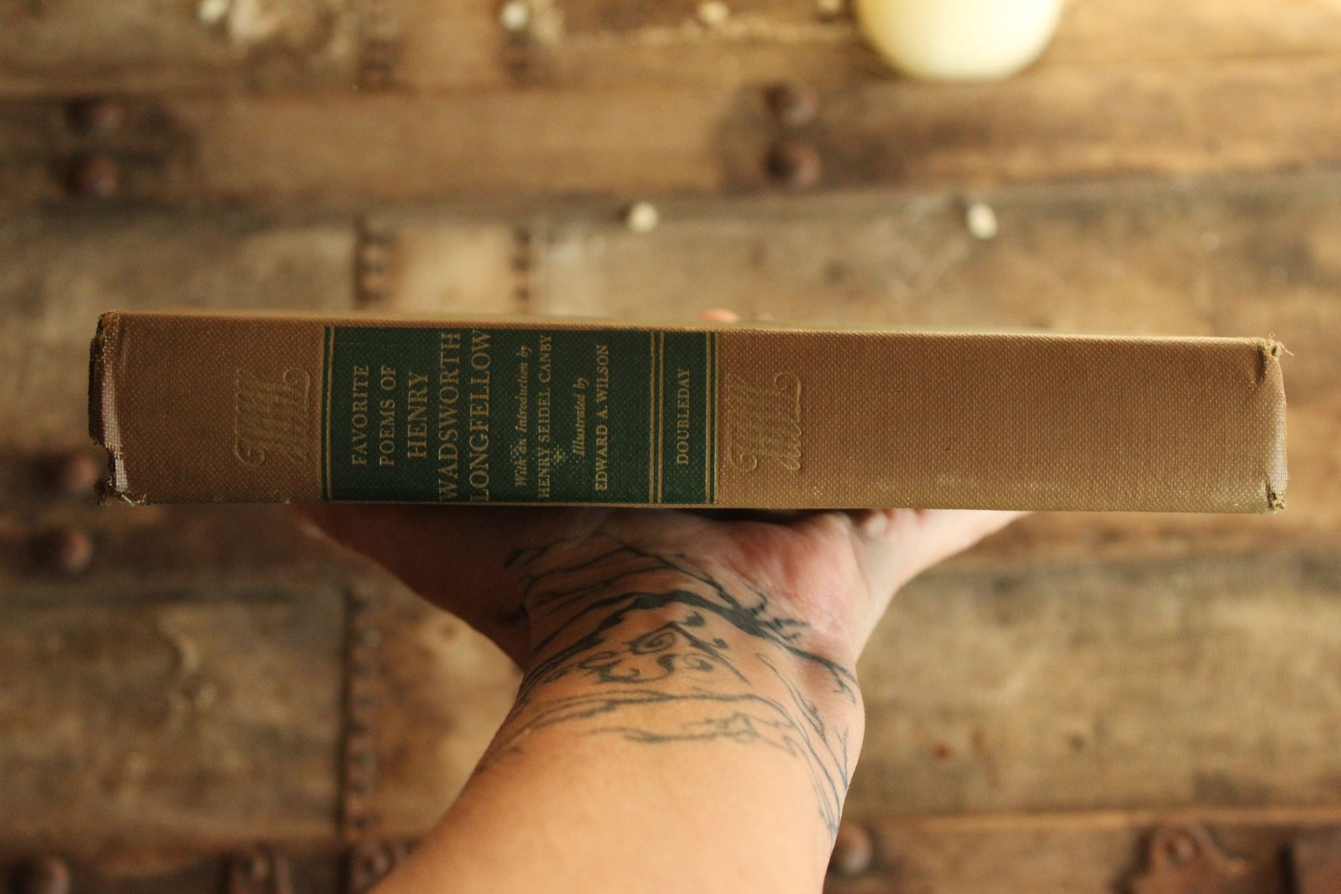 Vintage 1940s Book  "Favorite Poems of Henry Wadsworth Longfellow", First Edition