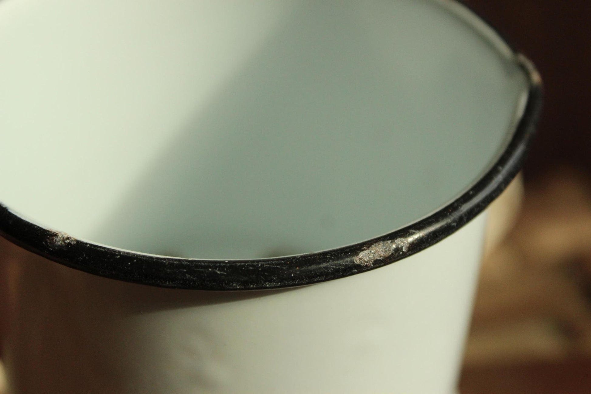 Vintage 1940s 1950s Enamelware Coffee Mug