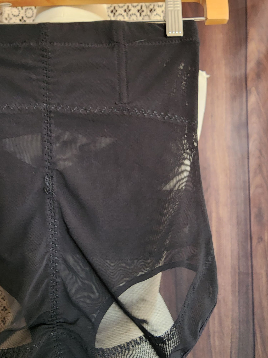 Shapewear Panty Girdle, Black, Control Top, High Waisted, Extra Large