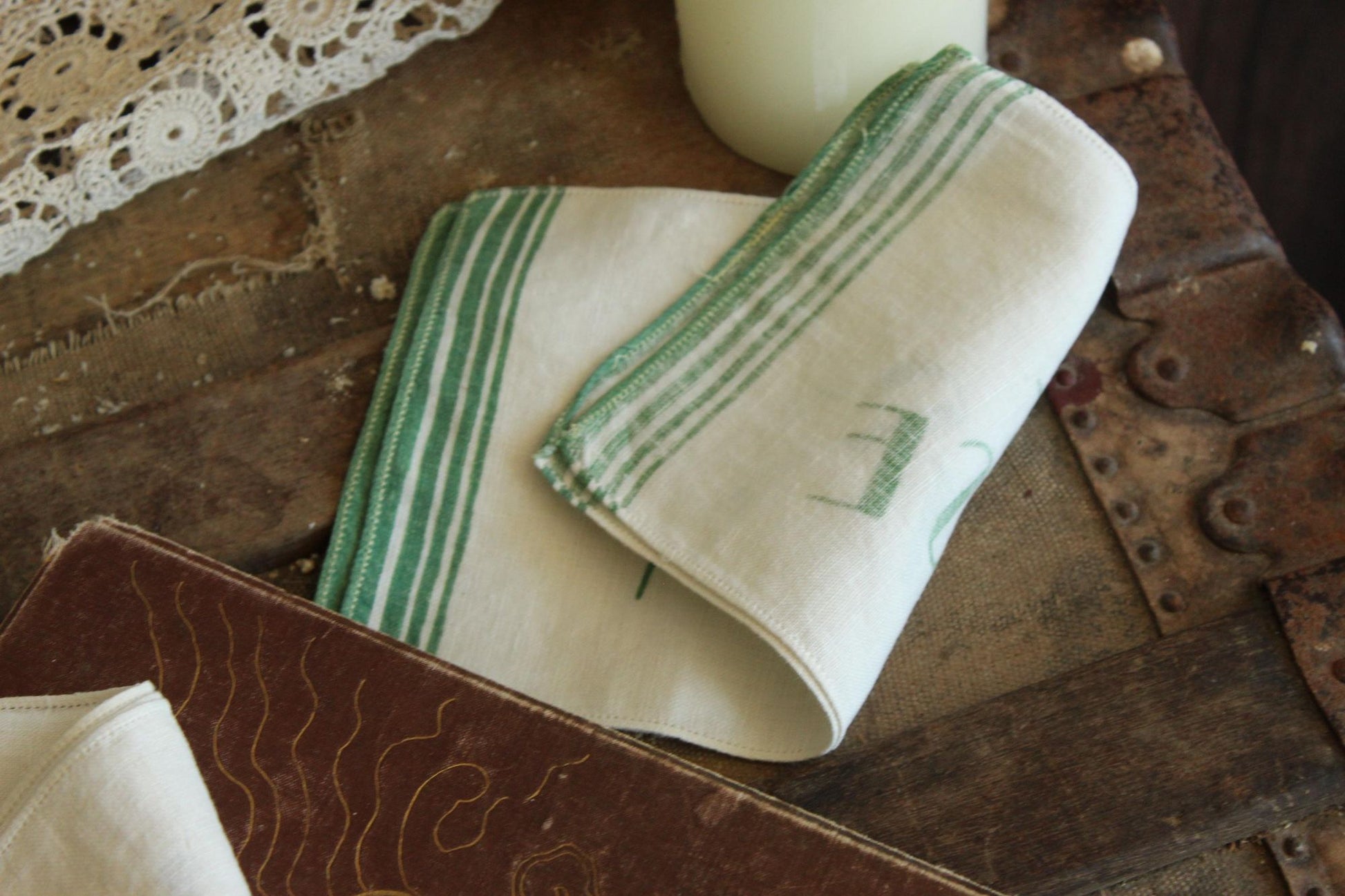 Vintage 1950s Novelty Drink Set of Eleven Cocktail/Bar Napkins