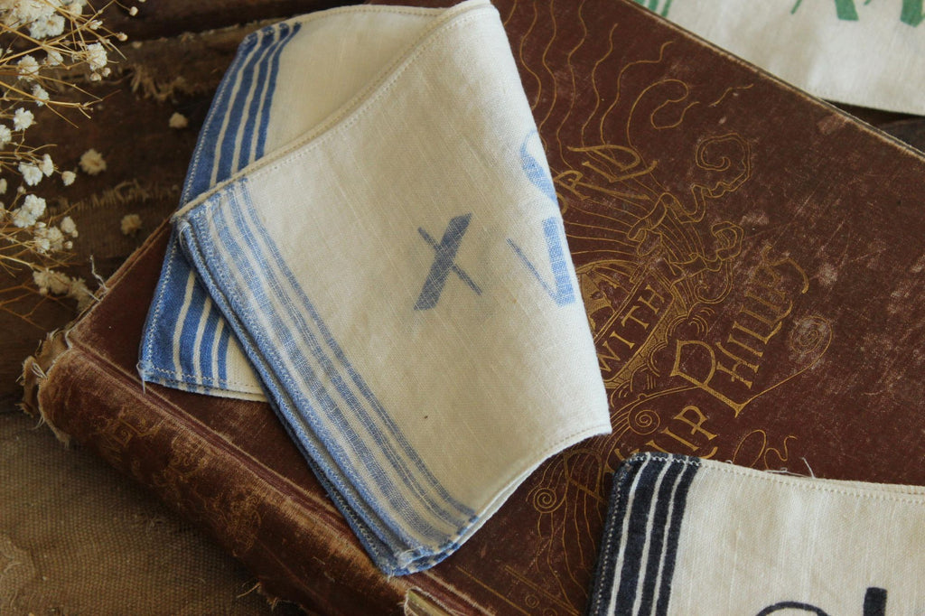 Vintage 1950s Novelty Drink Set of Eleven Cocktail/Bar Napkins