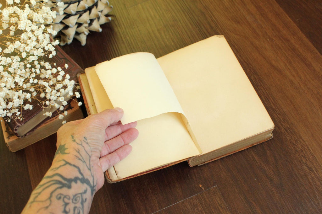 Vintage 1880s Book, Elizabeth Barrett Browning, "Aurora Leigh, A Poem in Nine Books"