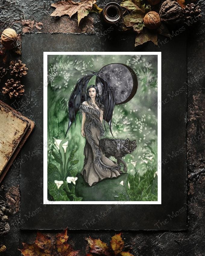 "Lily Wolf" Print