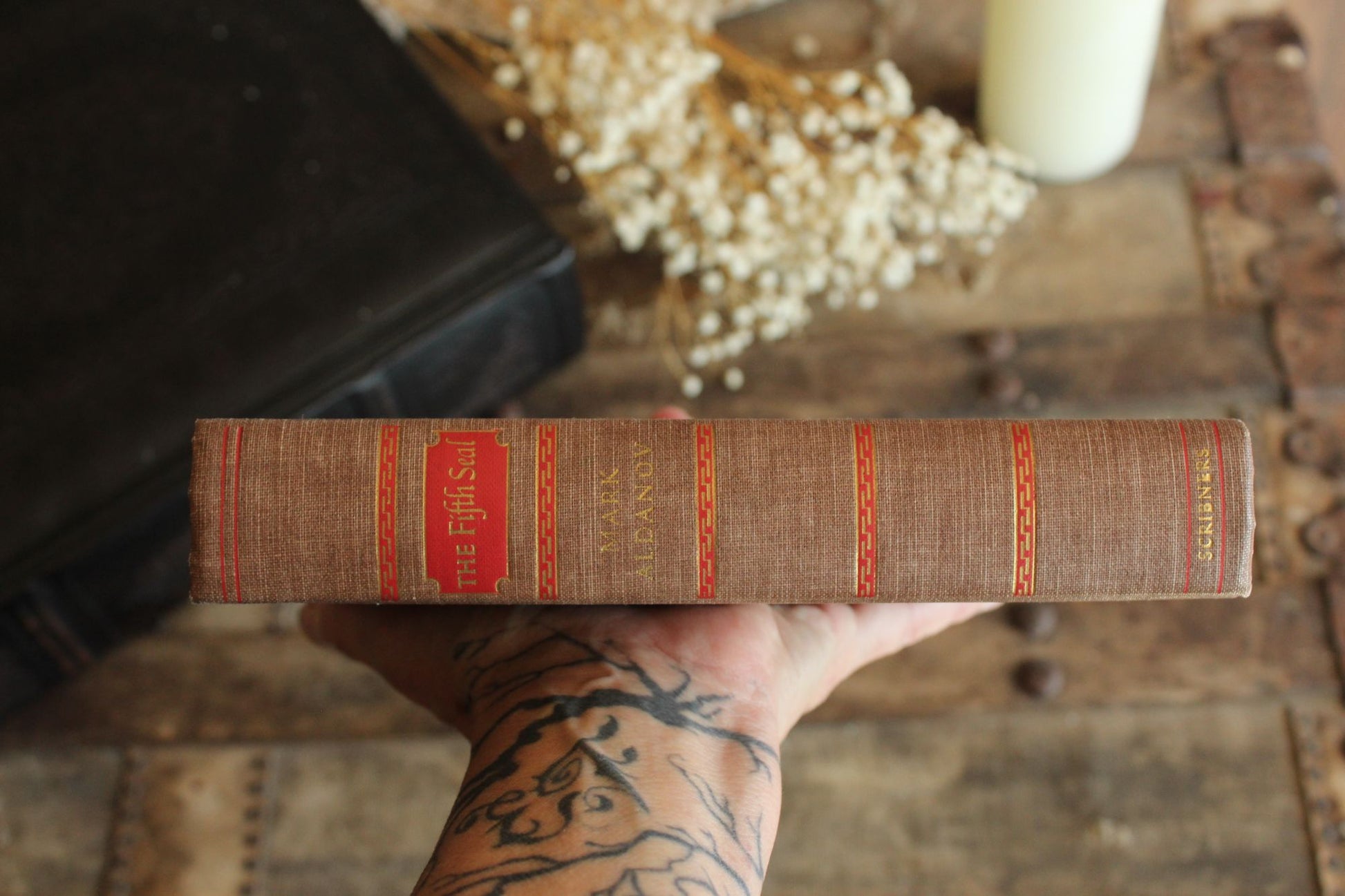 Vintage 1940s Book, " The Fifth Seal" by Mark Aldanov Published by Charles Scribner's Sons