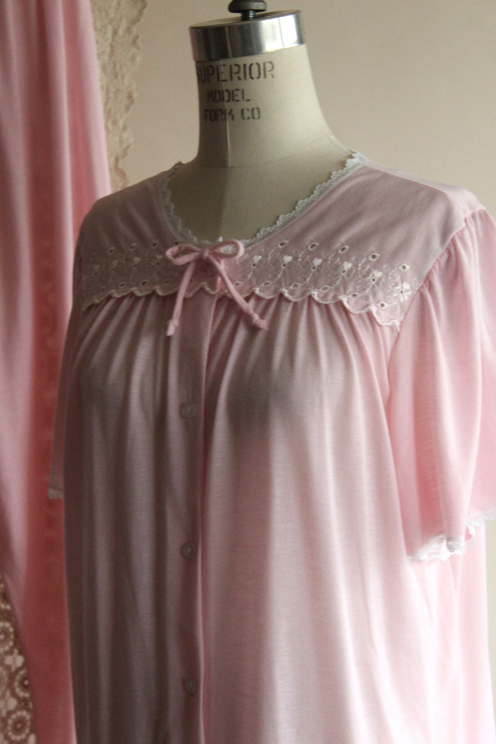 Vintage 2000s Pink Adonna PJ Pants And Top Set