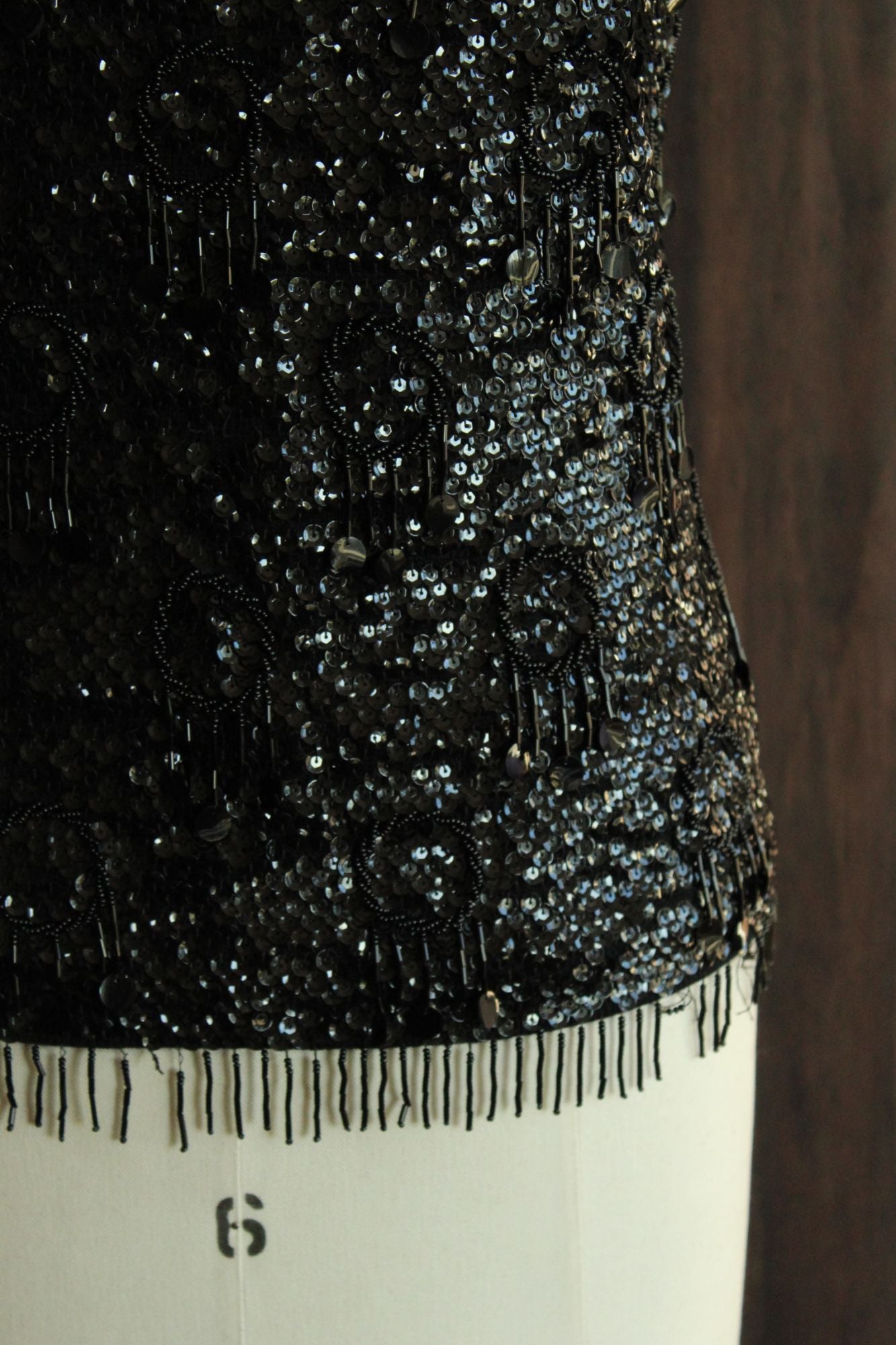 Vintage 1960s Forecast Shops Beaded and Sequined Sweater Top
