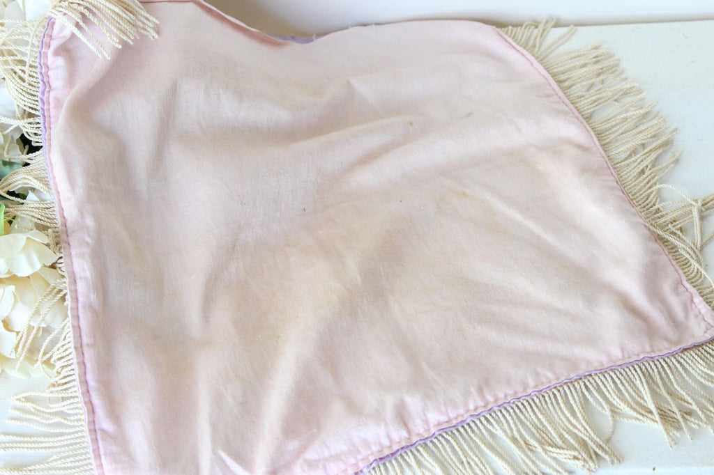 Vintage 1940s Long Beach CA Souvenir Pillowcase