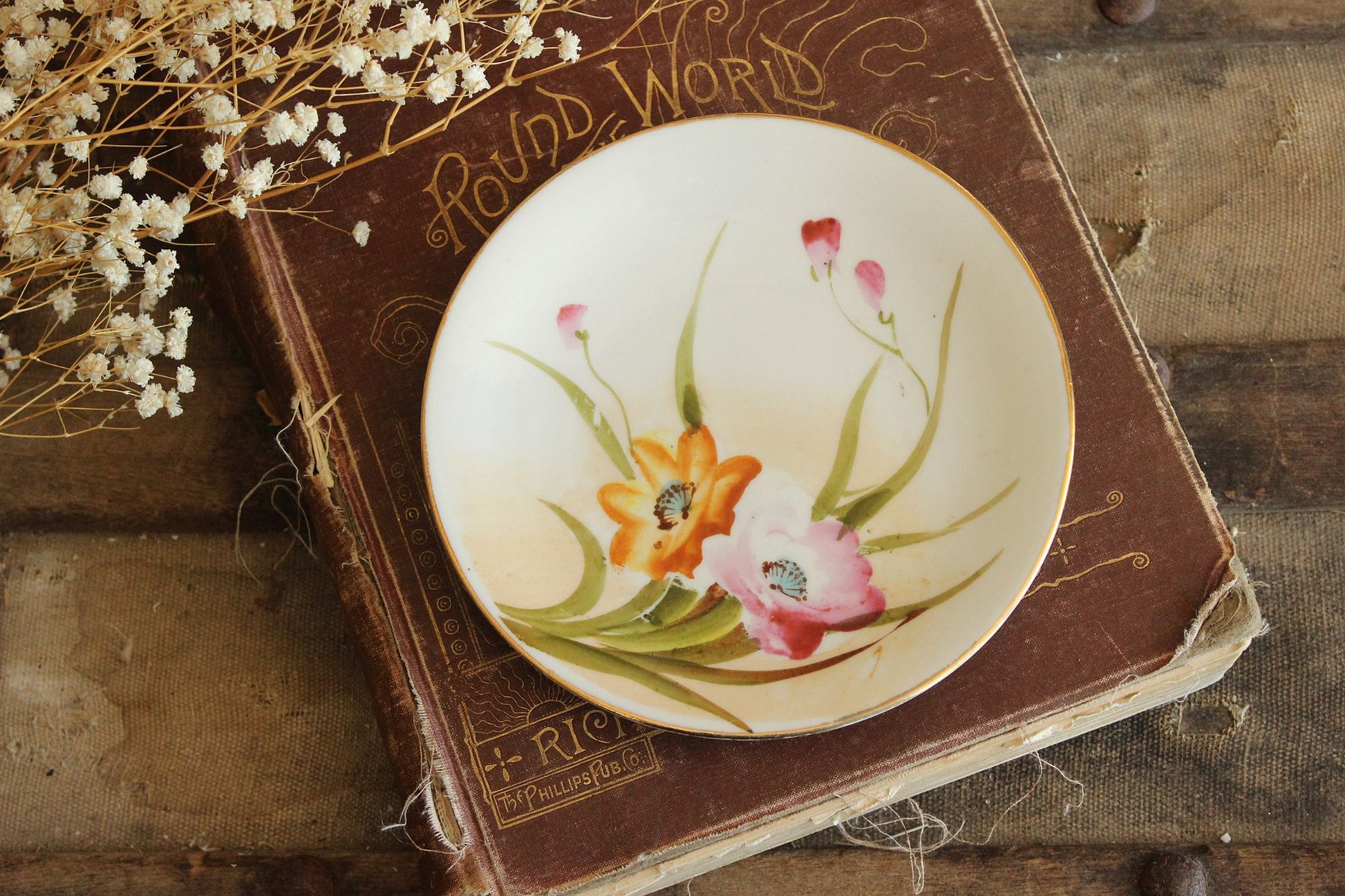 Vintage 1920s Nippon Hand Painted Small Plate