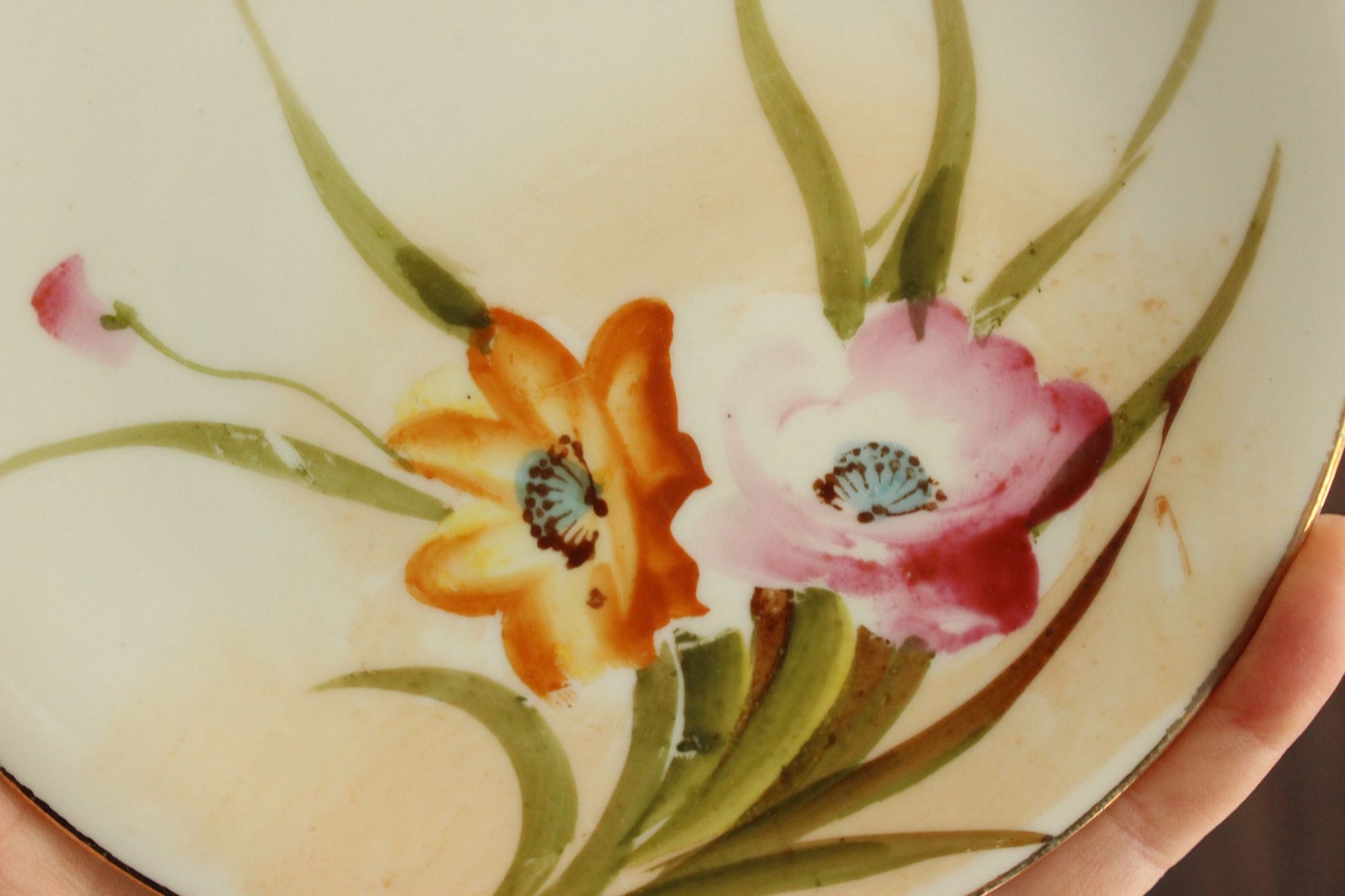 Vintage 1920s Nippon Hand Painted Small Plate