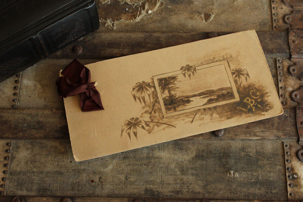 Vintage 1950s Home Made Scrapbook