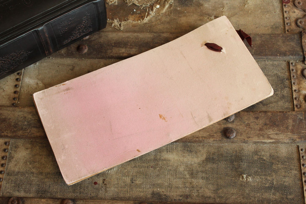 Vintage 1950s Home Made Scrapbook