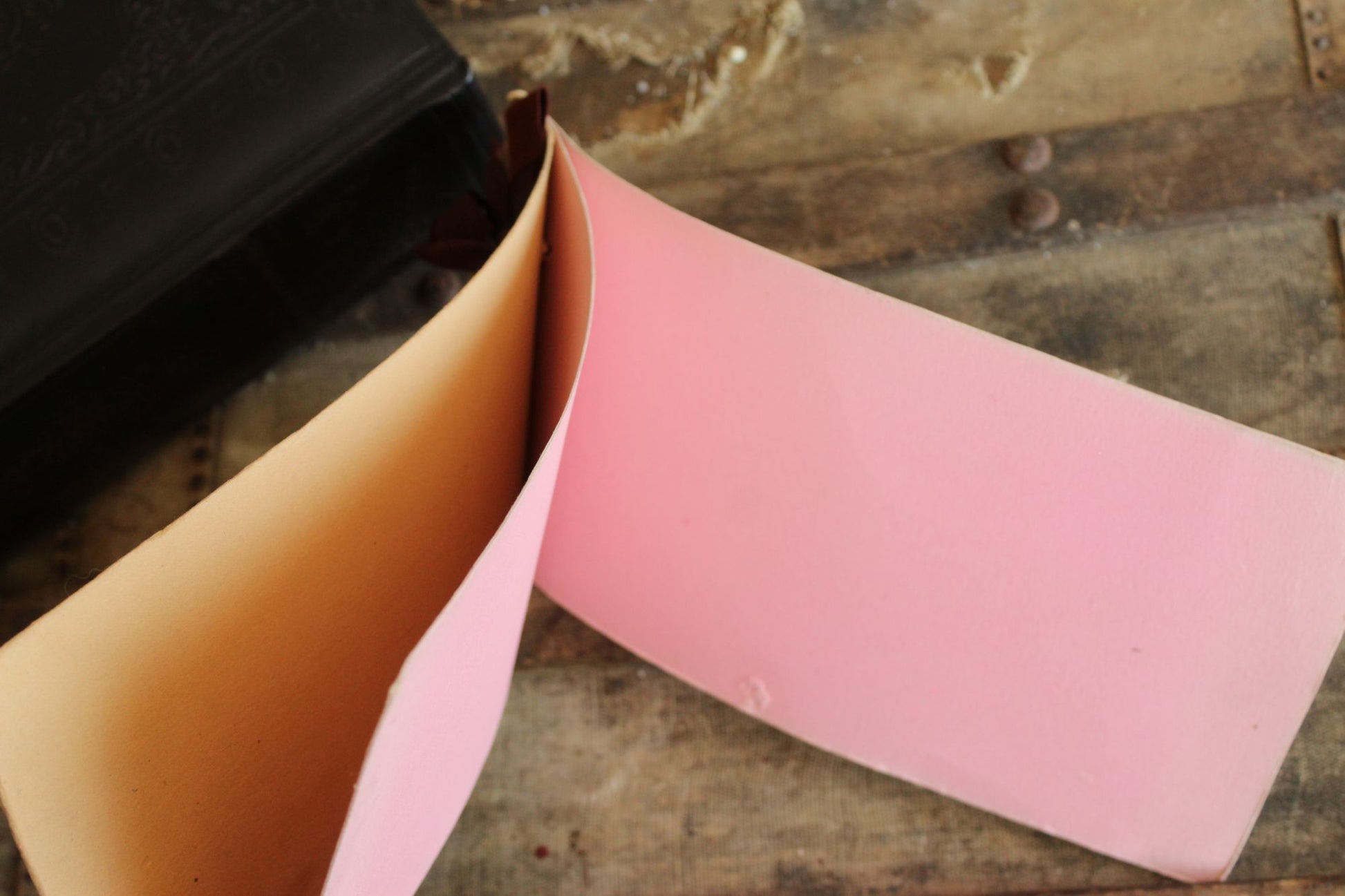 Vintage 1950s Home Made Scrapbook