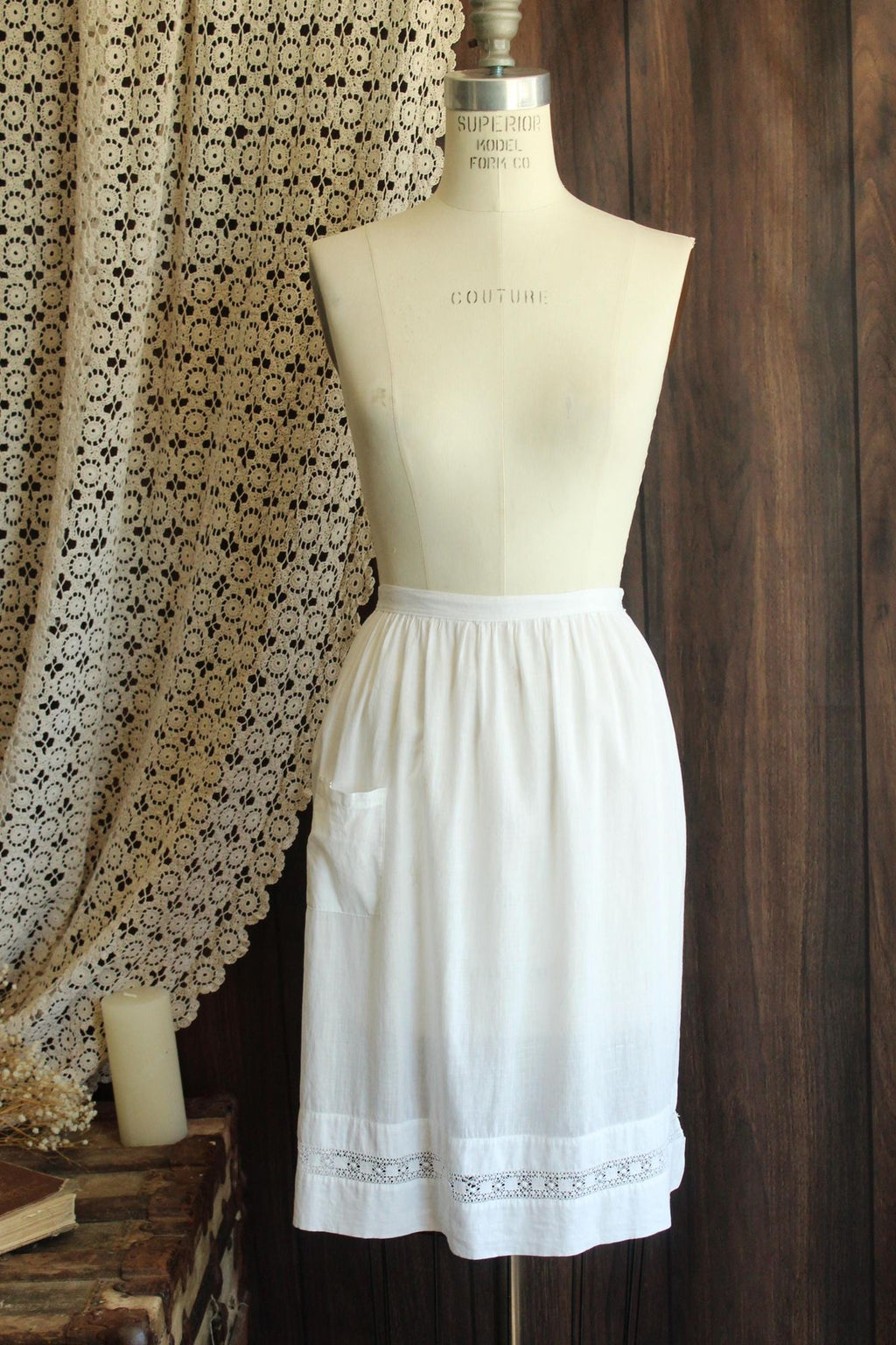 Vintage Antique 1920s Apron