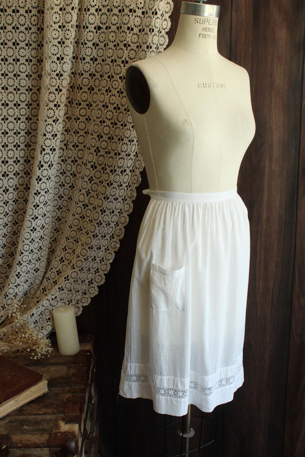 Vintage Antique 1920s Apron