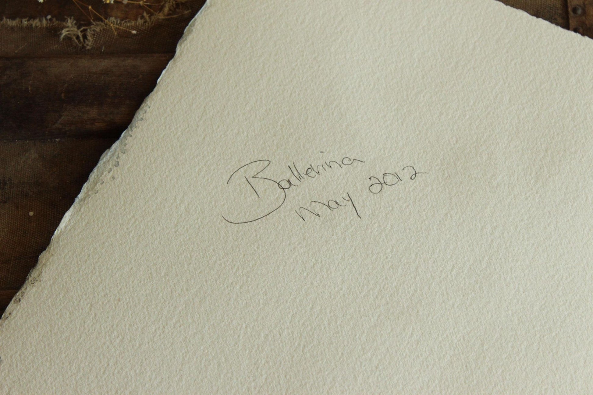 Original 15"x12" Acrylic Artwork Painting, Black Ballet Fairy Fantasy Art, "Ballerina"