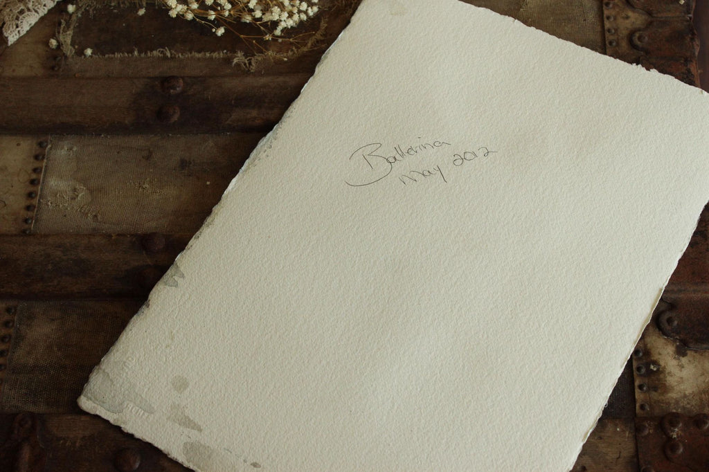 Original 15"x12" Acrylic Artwork Painting, Black Ballet Fairy Fantasy Art, "Ballerina"