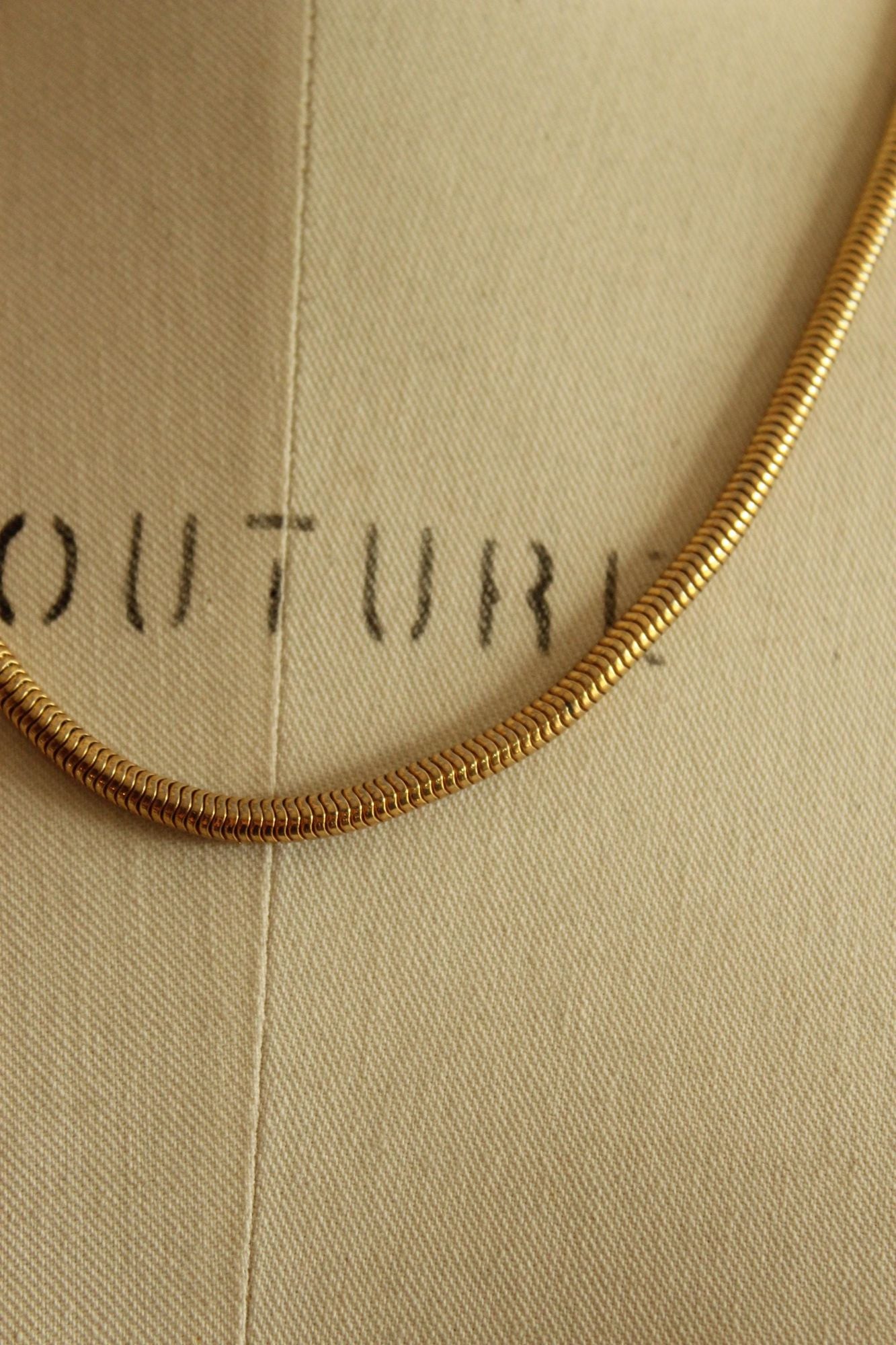 Vintage Snake Chain Necklace