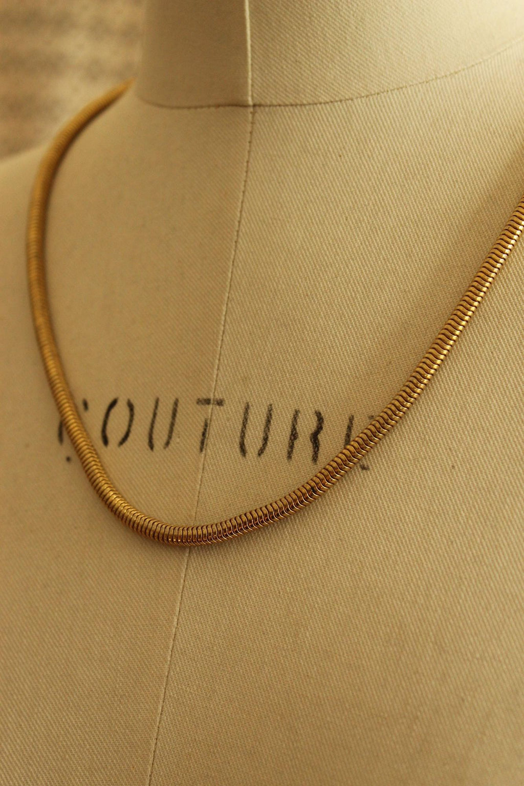 Vintage Snake Chain Necklace