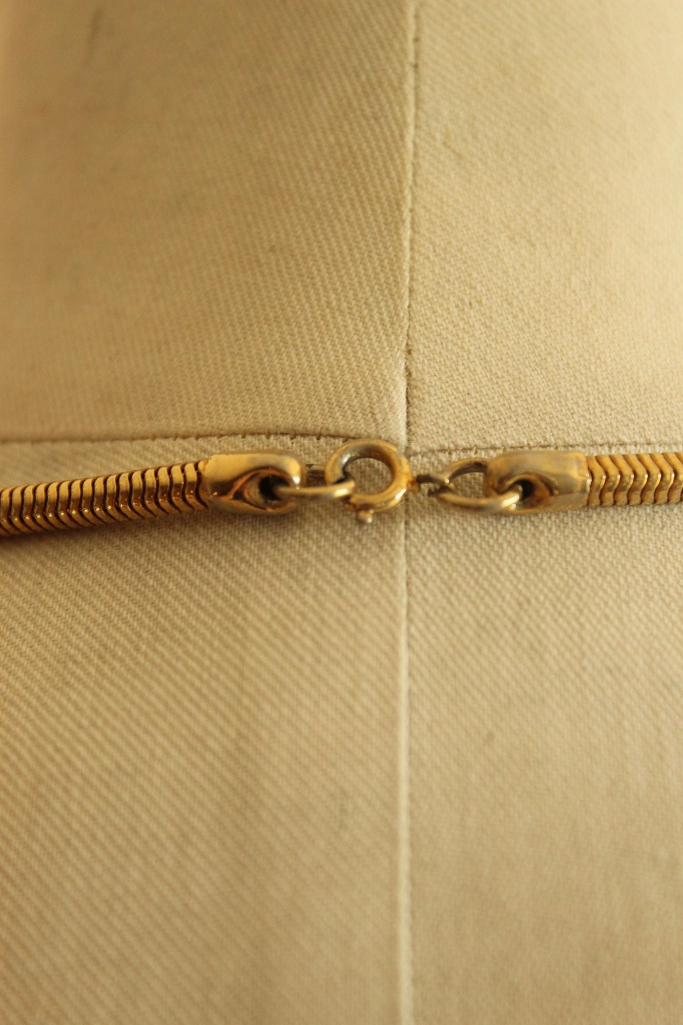 Vintage Snake Chain Necklace