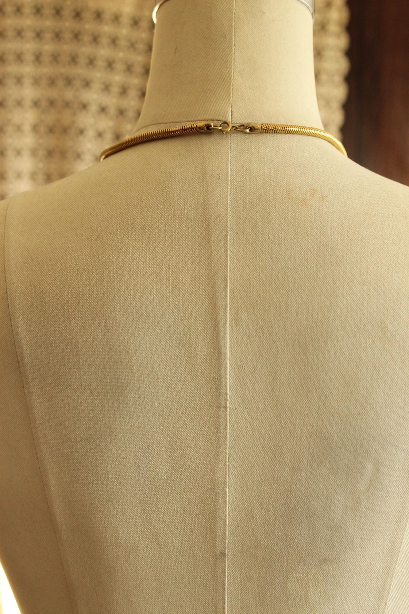 Vintage Snake Chain Necklace