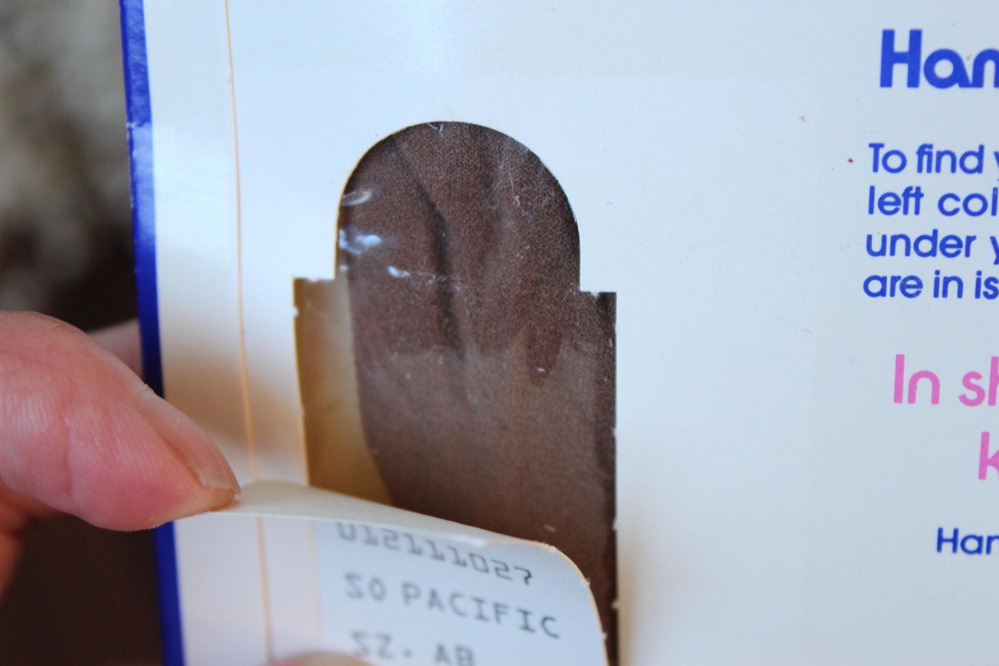 Vintage 1980s 1990s Pantyhose, New NOS Hanes Too, Control Top Size AB South Pacific