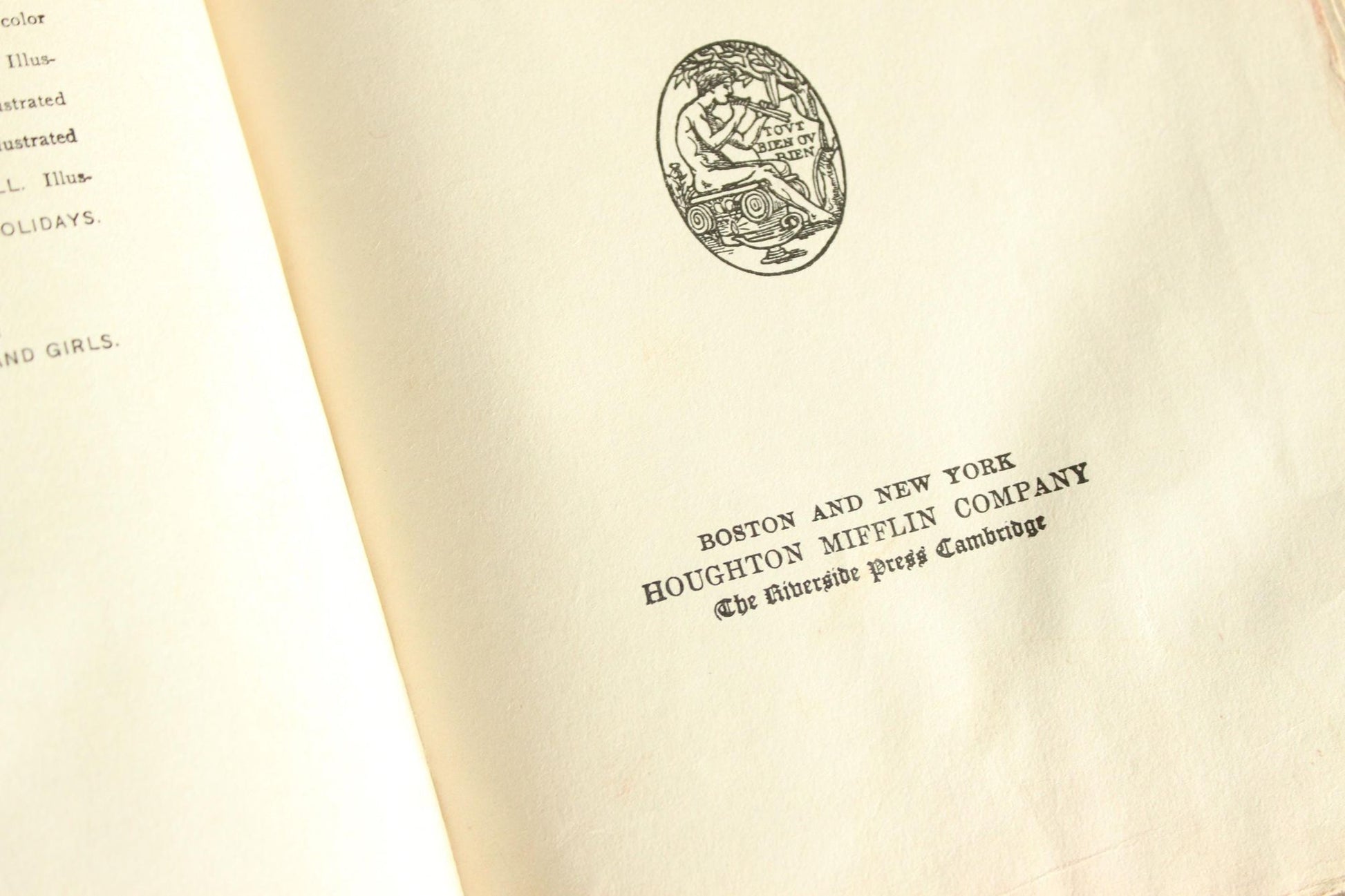 Vintage 1910s Book, "Good Stories for Great Holidays" by Frances Jenkins Olcott