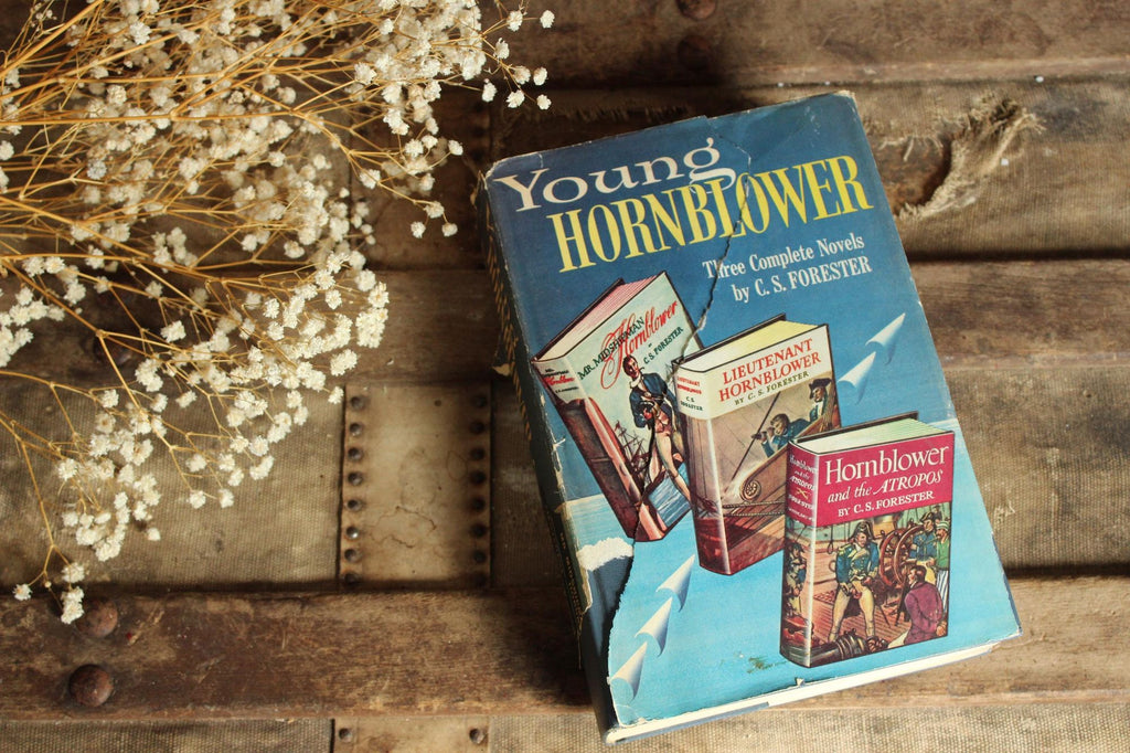 Vintage 1950s Book, "Young Hornblower", C.S. Forester, Three Complete Novels in One