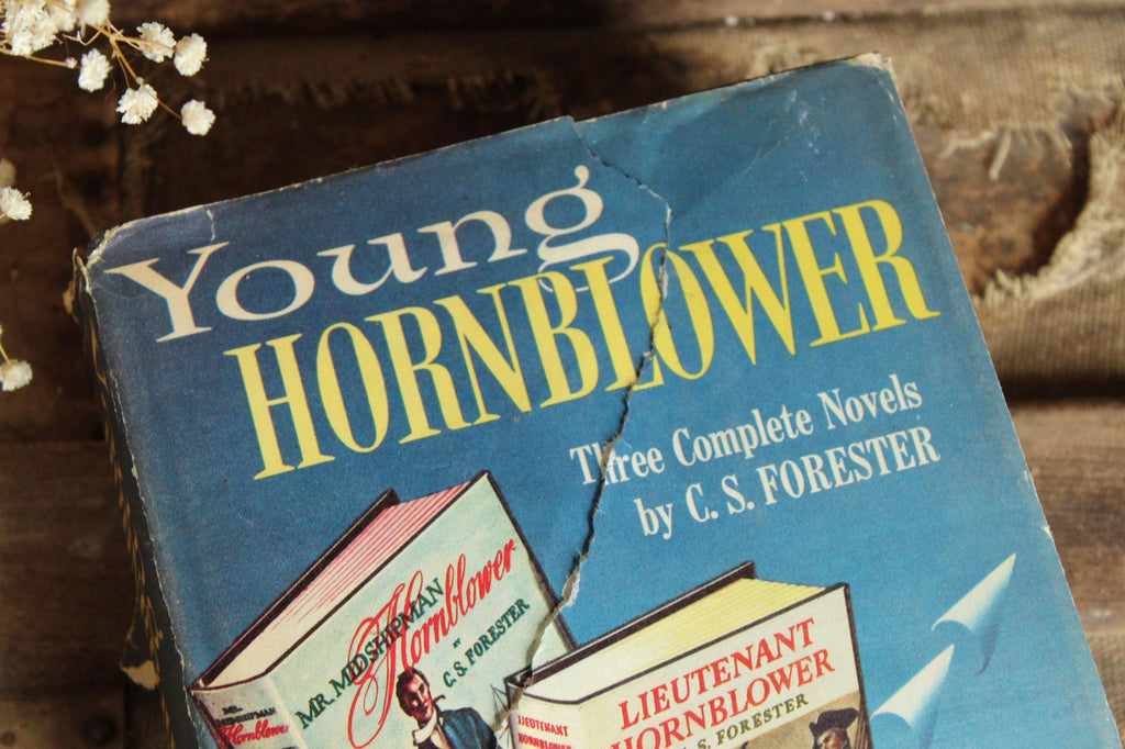 Vintage 1950s Book, "Young Hornblower", C.S. Forester, Three Complete Novels in One
