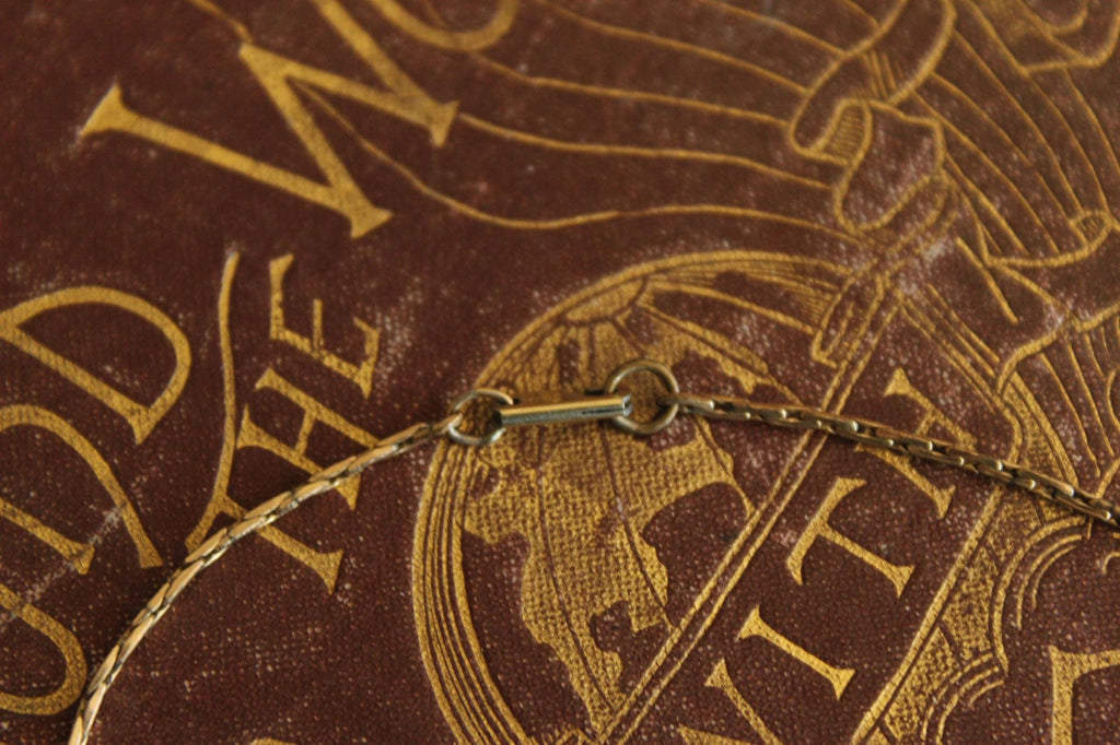 Vintage 1930s Cross Pendant on a 1950s Speidel 14K Gold Filled Chain