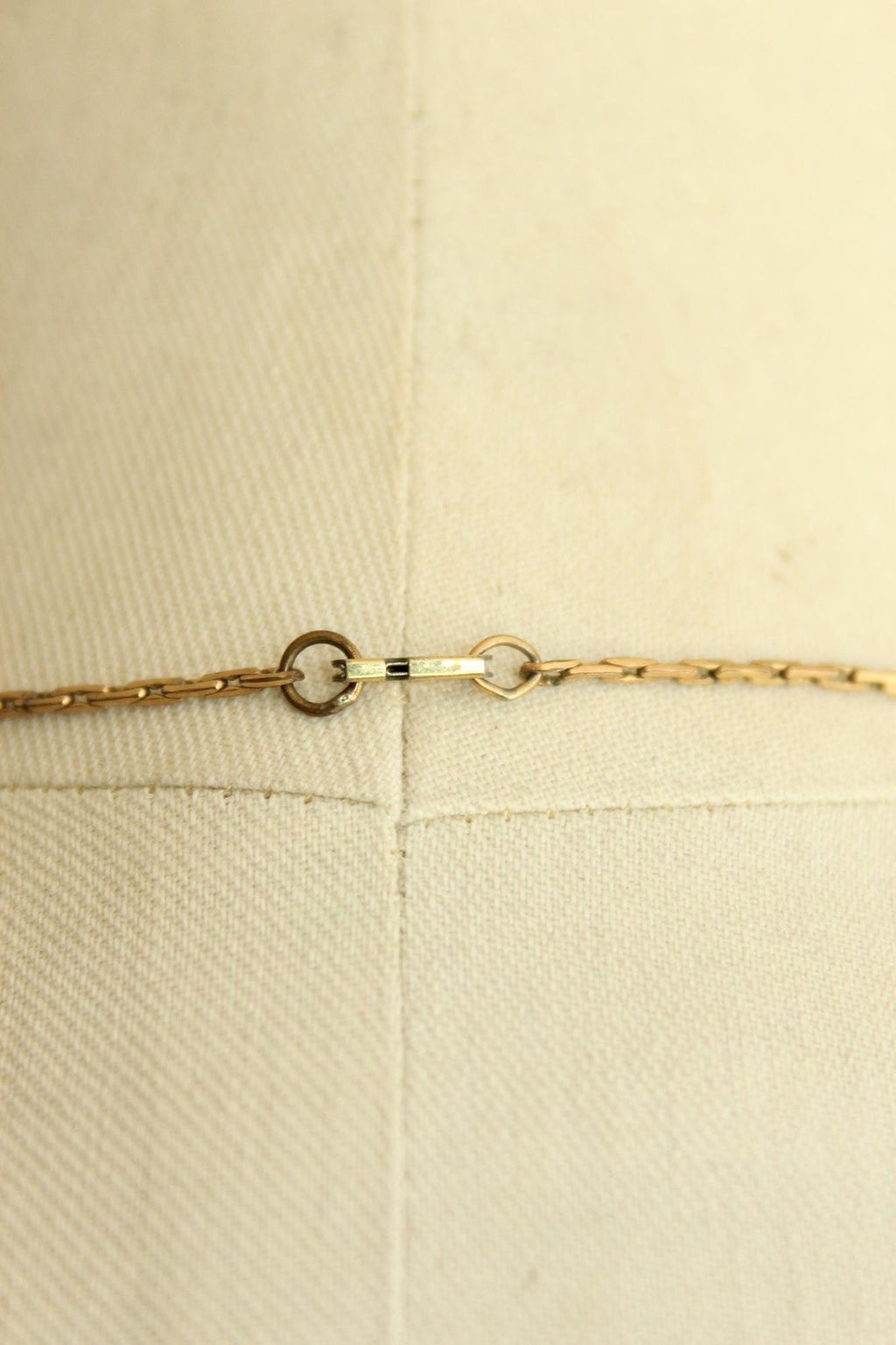 Vintage 1930s Cross Pendant on a 1950s Speidel 14K Gold Filled Chain