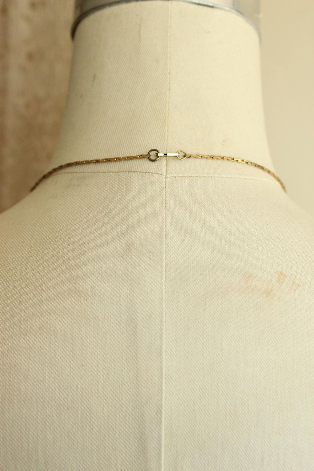 Vintage 1930s Cross Pendant on a 1950s Speidel 14K Gold Filled Chain
